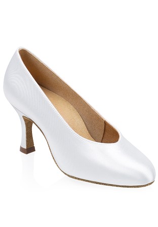 Ray Rose Landslide Ballroom Shoes 106-White Satin