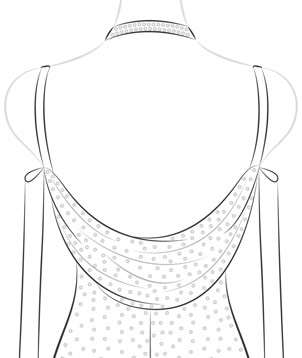 Draped Back