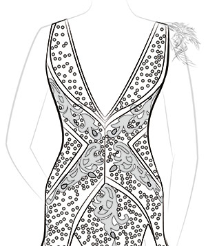 V Cut Back (Medium)