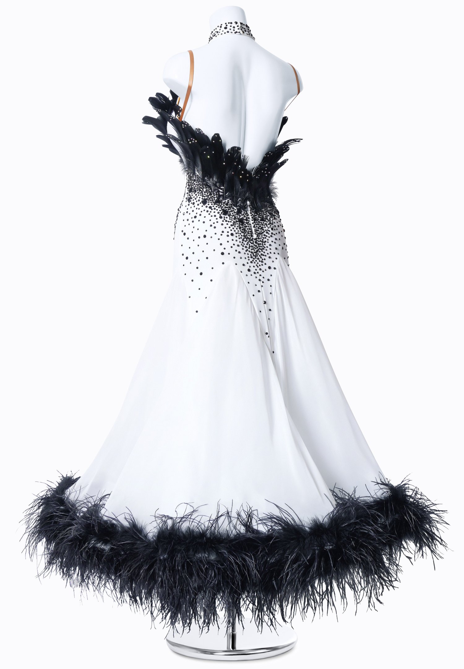 Black Swan Full Volume Ballroom Dress MF-B0036 | International Ballroom
