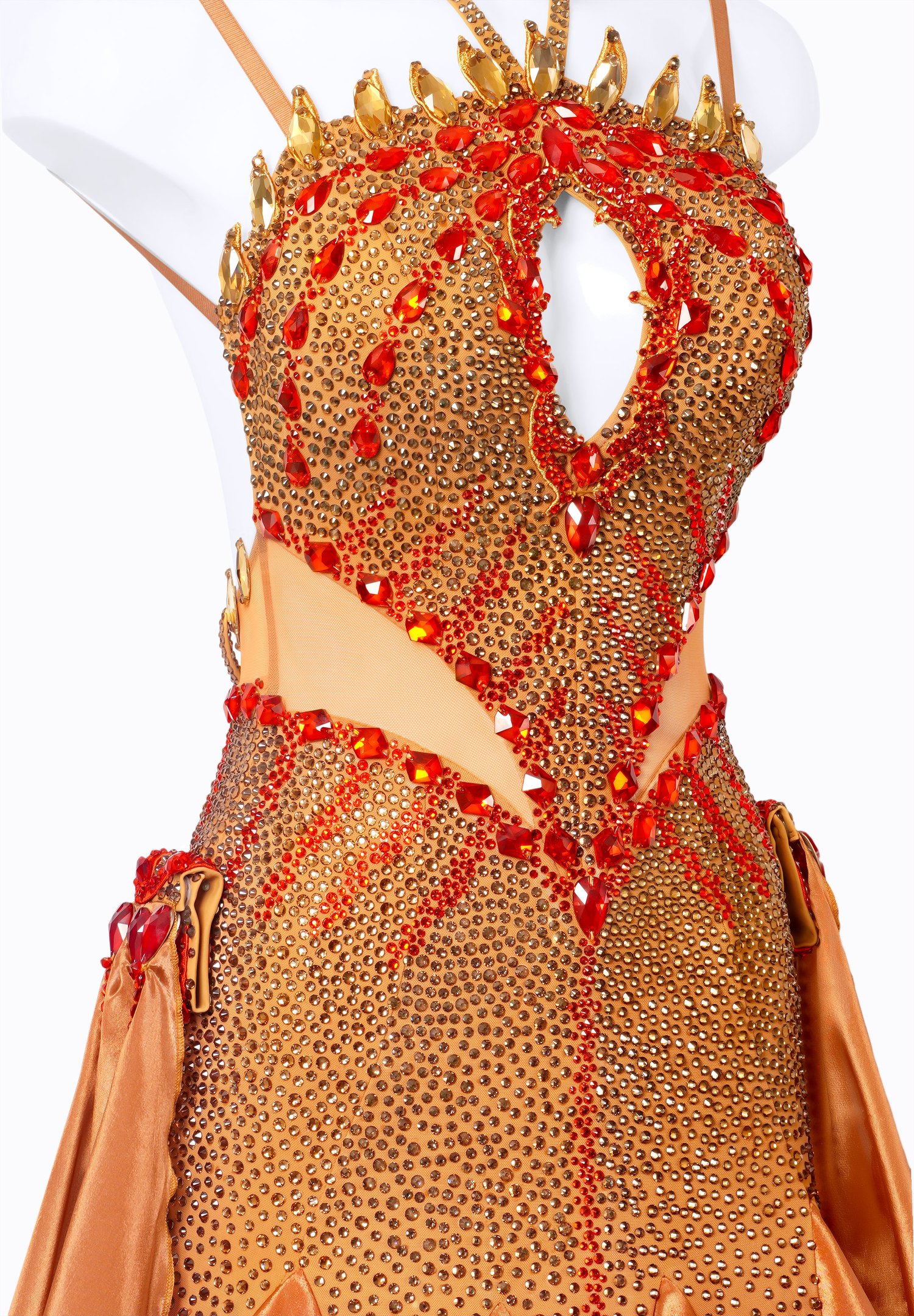 Blazing Sands Ballroom Dress MF-B0257 | International Ballroom