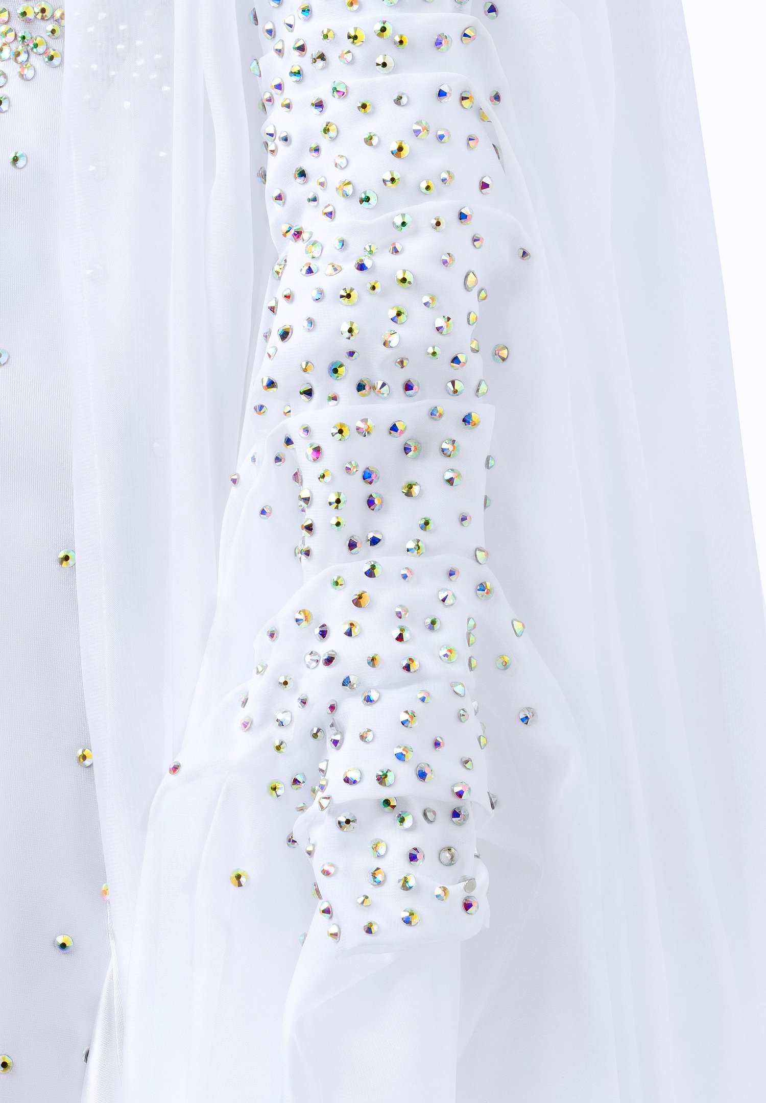 vintage ruffle wedding dress Vintage Chiffon Wedding Dress with Ruffle Skirt and Long Sleeves
