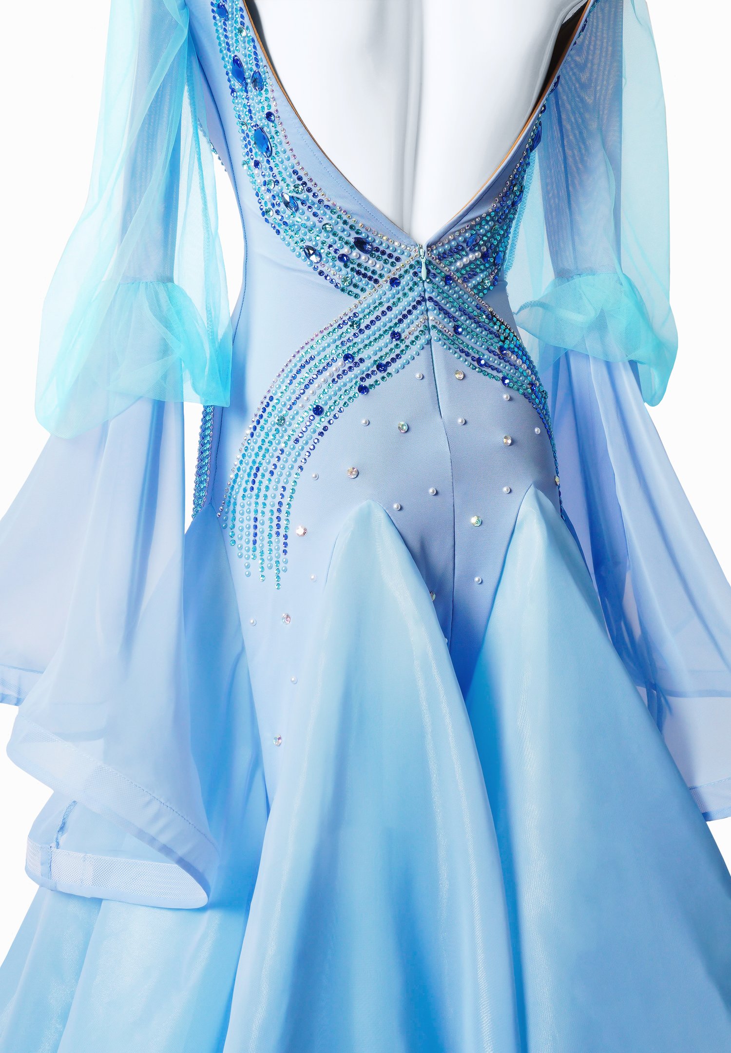 Crystal Bluebell Ballroom Dress MF-B0034 | International Ballroom Crystal Bluebell Ballroom Dress MF-B0034 | International Ballroom