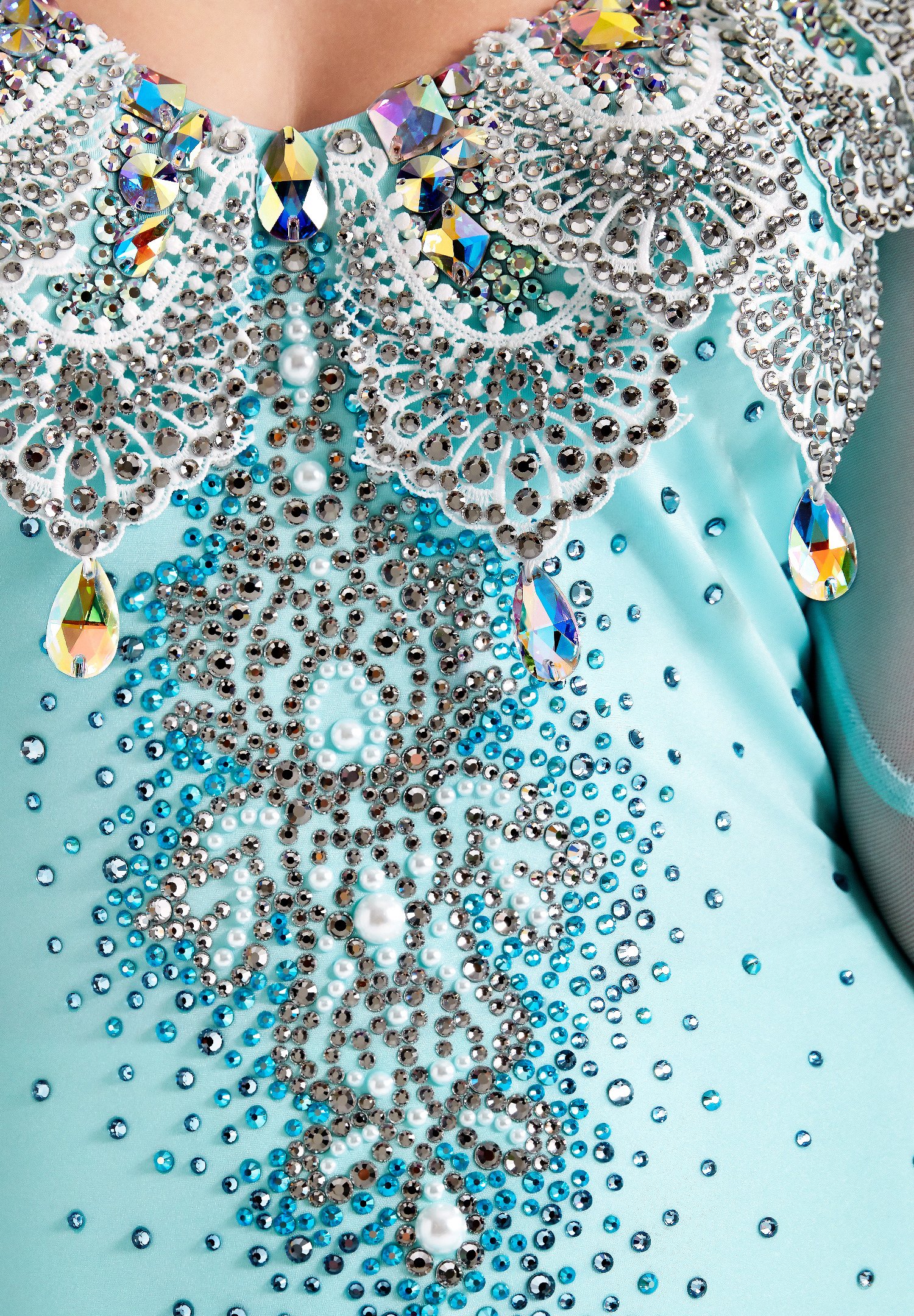 Crystal Embellished Modern Dance Dress PC-BBP-018 Crystal Embellished Modern Dance Dress PC-BBP-018