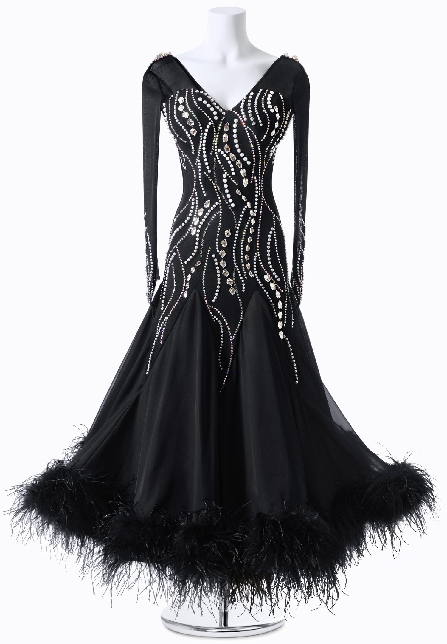 Dark Angel Ballroom Costume MF-B0198 Dark Angel Ballroom Costume MF-B0198
