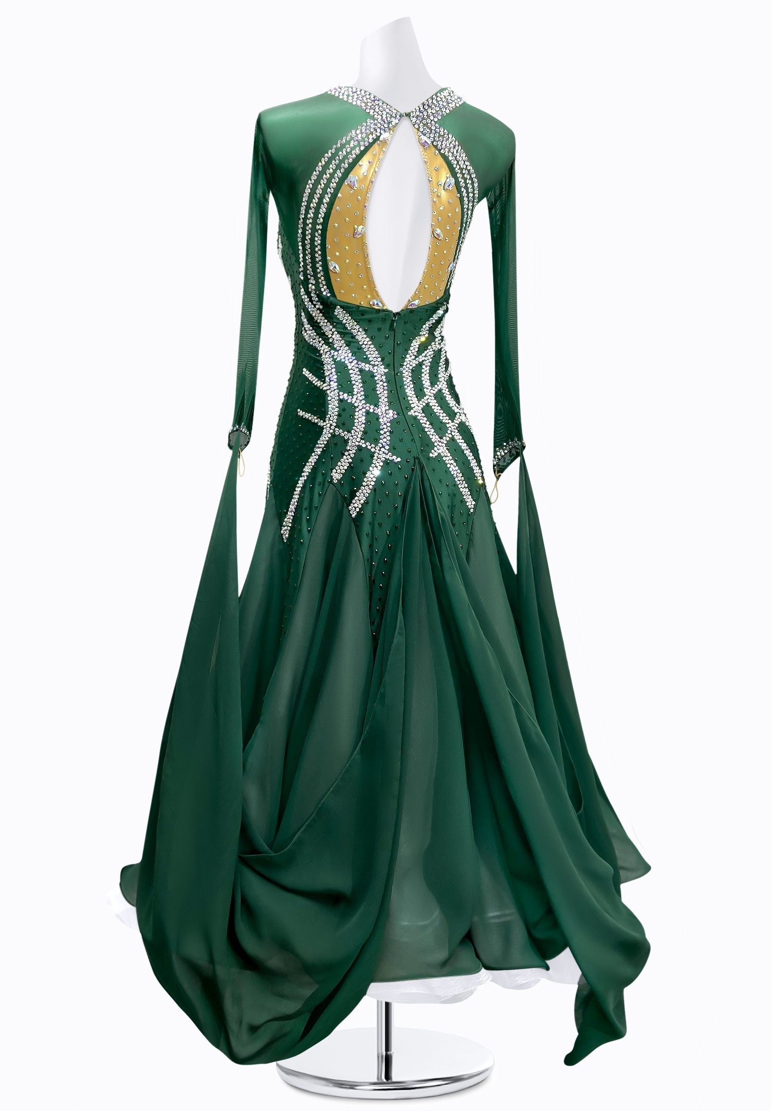green emerald velvet dress Sexy Green Prom Dress V Neckline, Evening Dress, Formal Dresses, Gradu –  DressesTailor main image 1