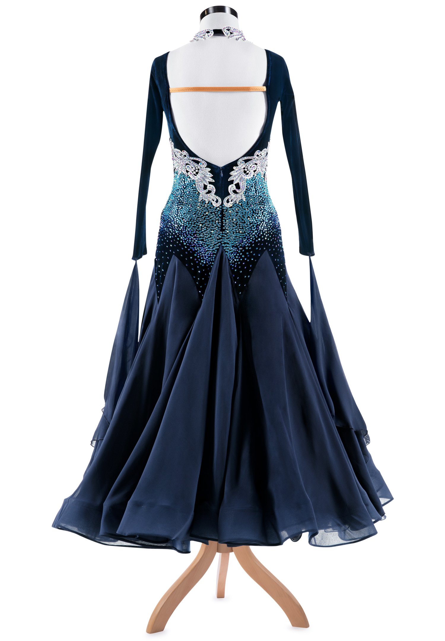 green emerald velvet dress Starry Tulle Prom Dresses Plunging V-Neck Formal Gown 21052 Custom Colors / 16W
