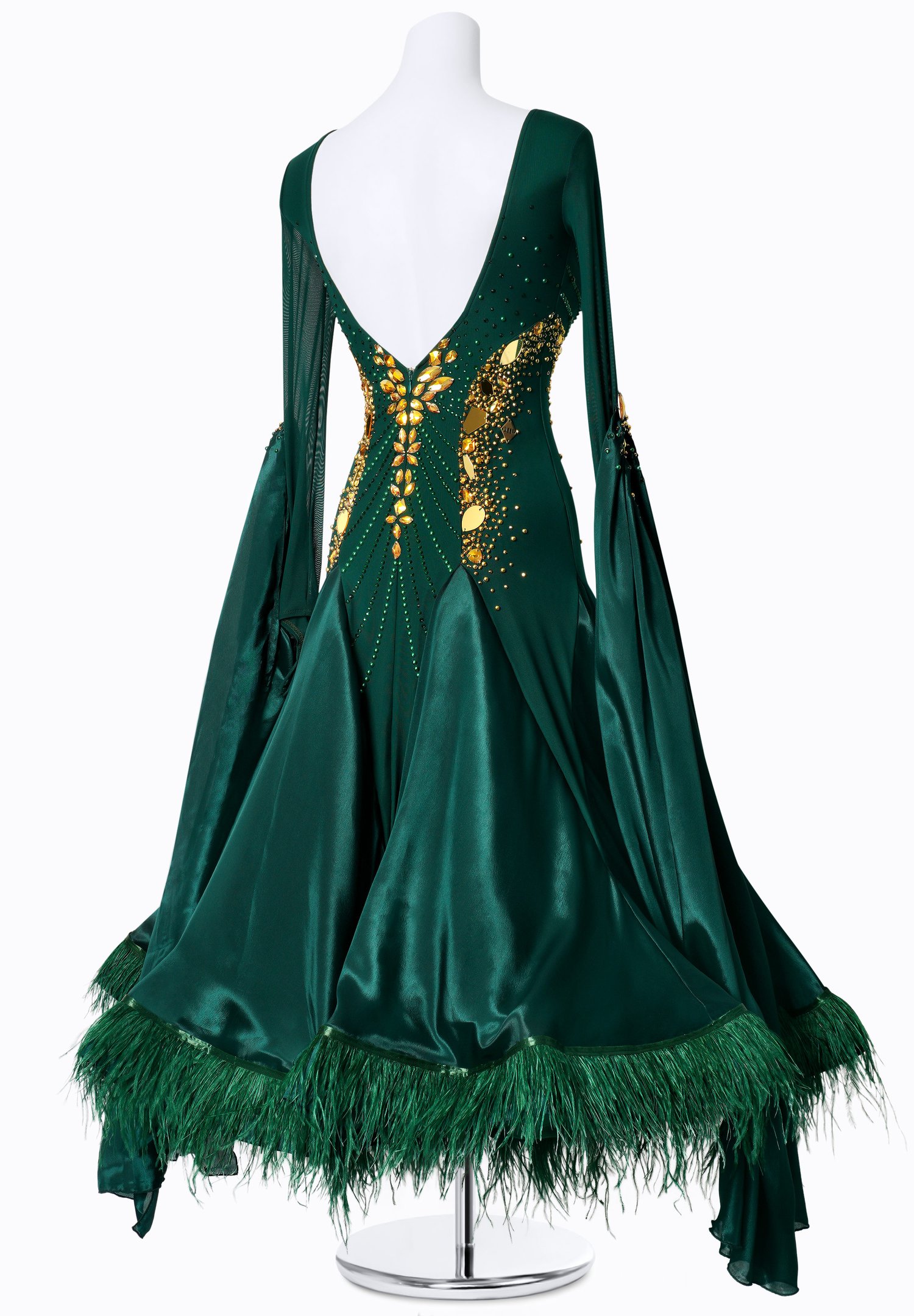 Enchanted Emerald Ballroom Gown MF-B0237 Enchanted Emerald Ballroom Gown MF-B0237