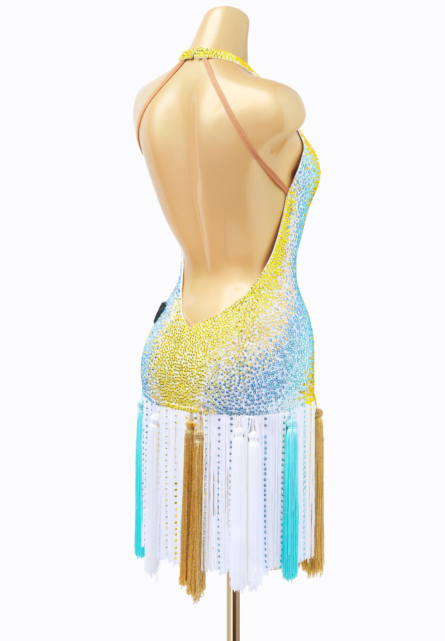 Halter Fantasy Latin Dress AD-L2936 | International Latin