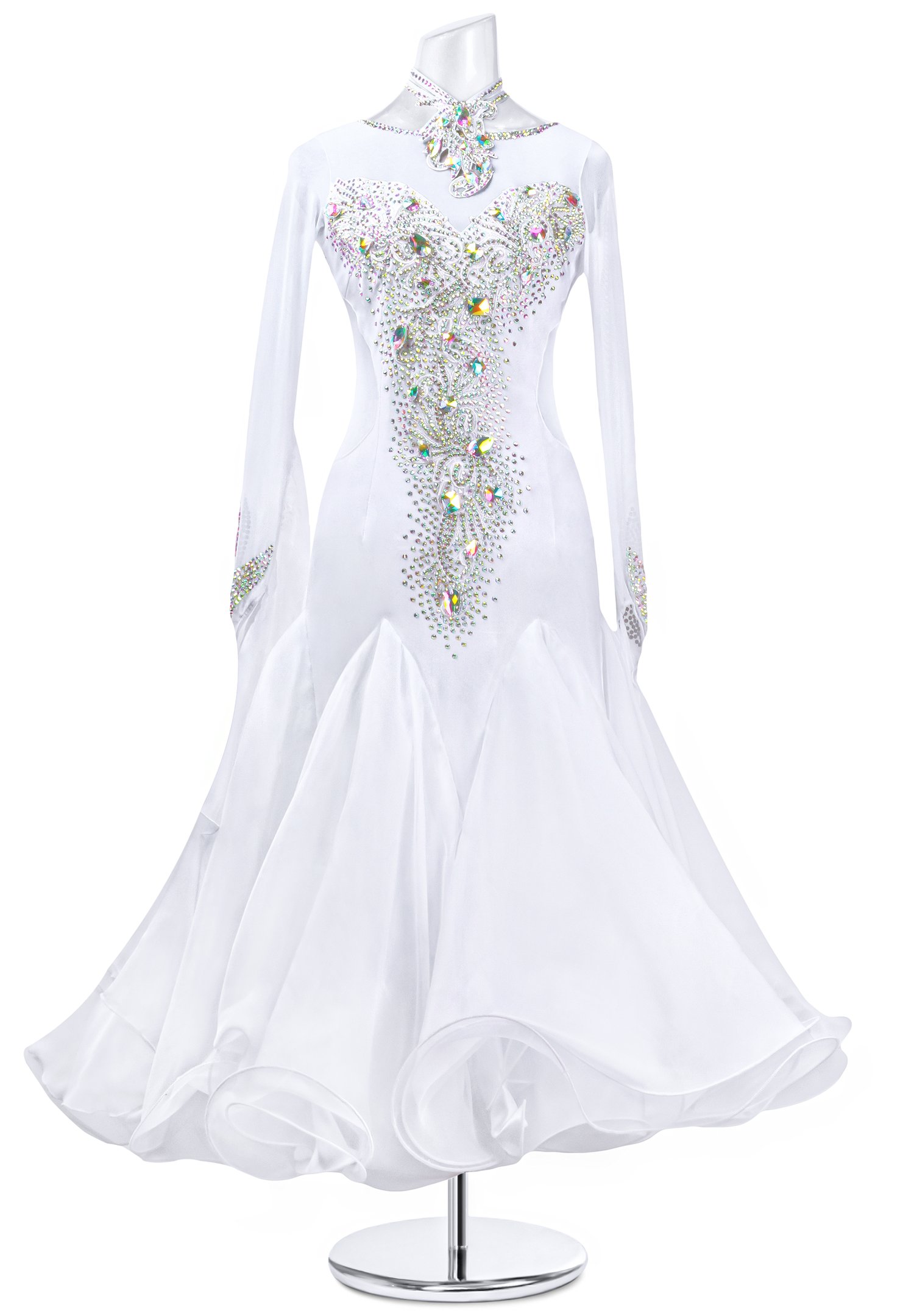 Heavily Stoned Ballroom Waltz Dress MQ-B184 | International Ballroom Heavily Stoned Ballroom Waltz Dress MQ-B184 | International Ballroom