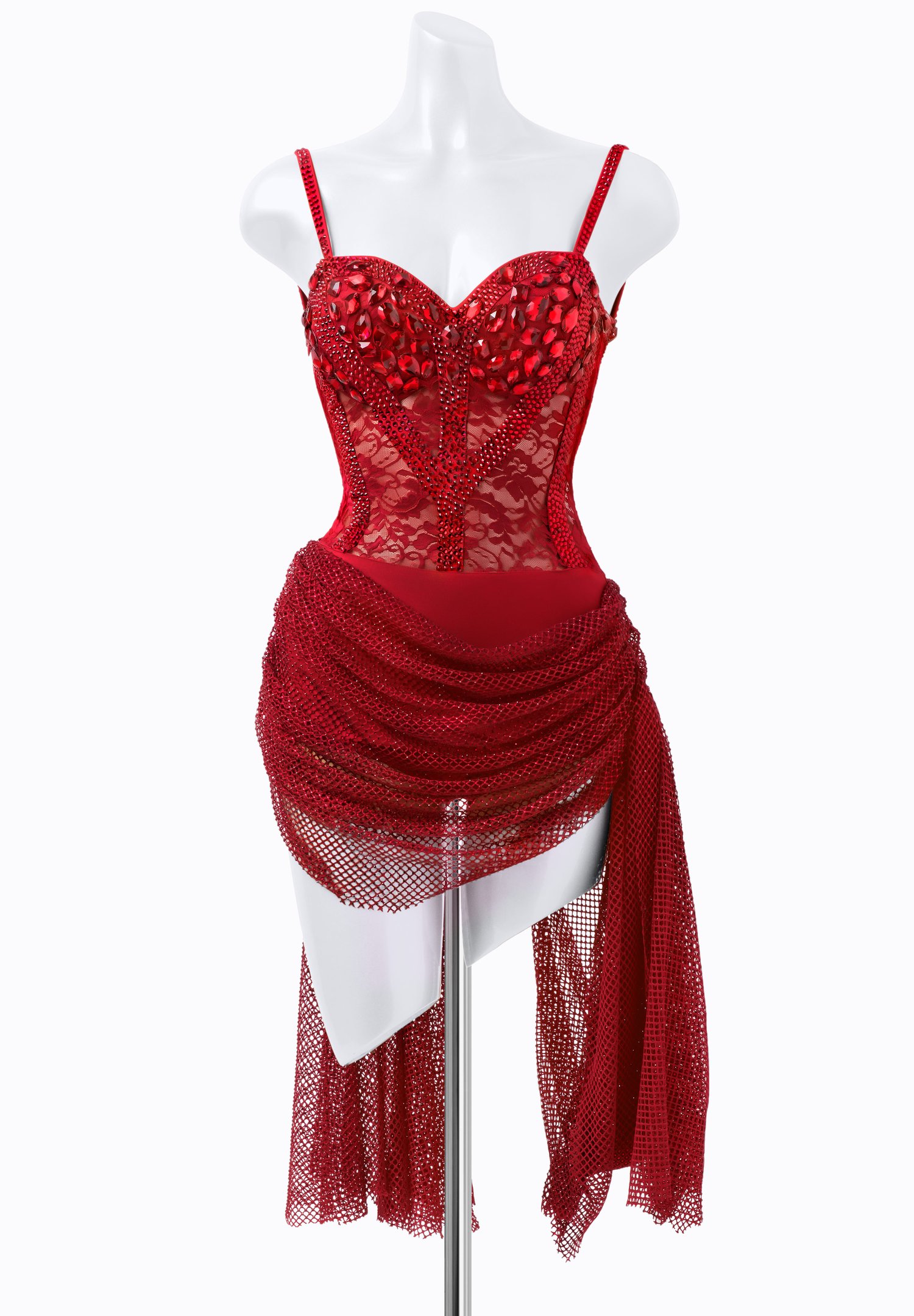 Icy Lace Latin Dress PR-L225166 | International Latin