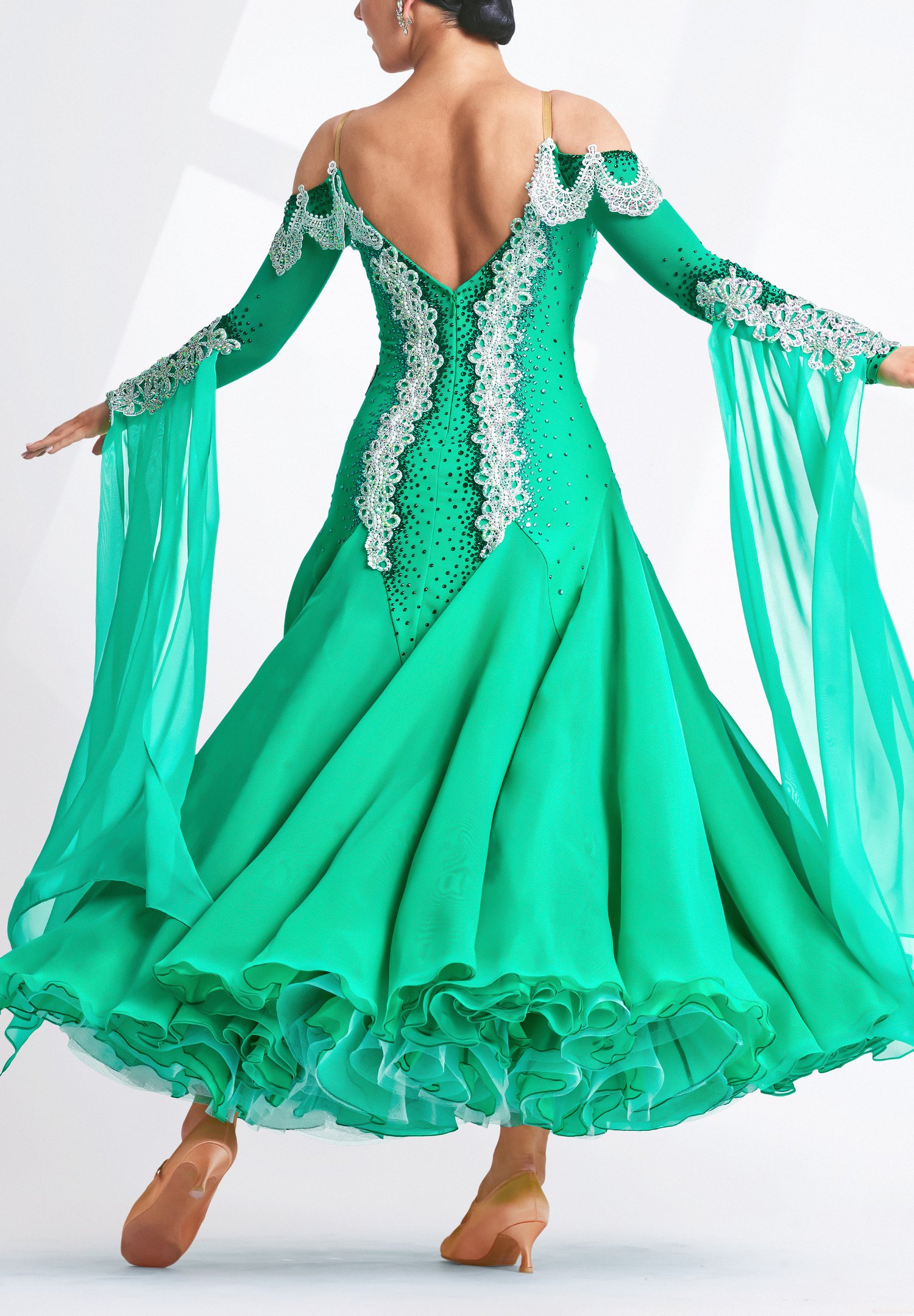 green emerald velvet dress Portia And Scarlett 21218 Prom Long Formal Dress