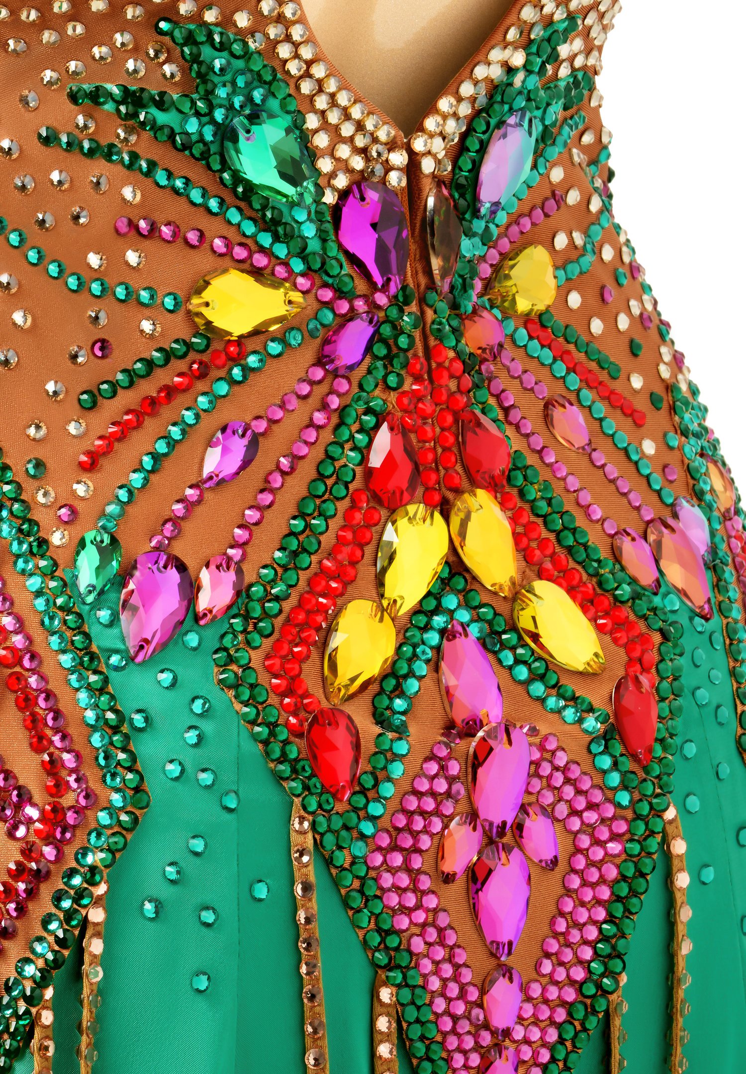 Ornate Crystal Ballroom Gown Ornate Crystal Ballroom Gown