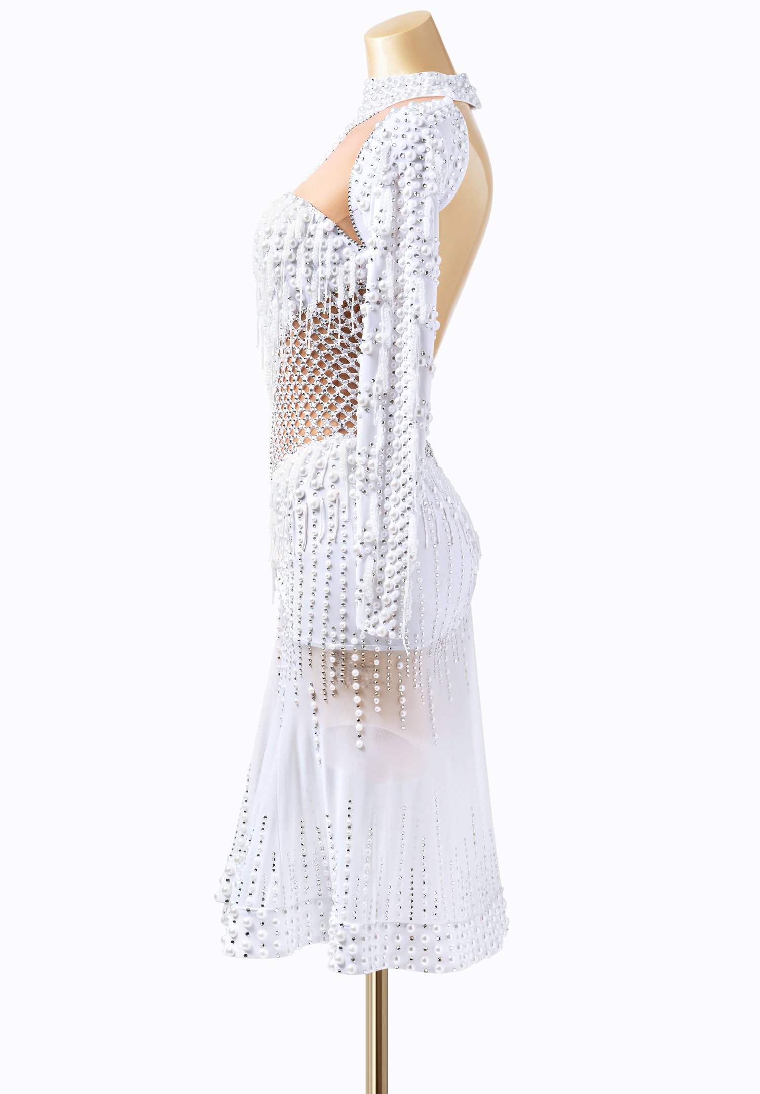 Pearl Mesh Ballroom Costume AD-L2901