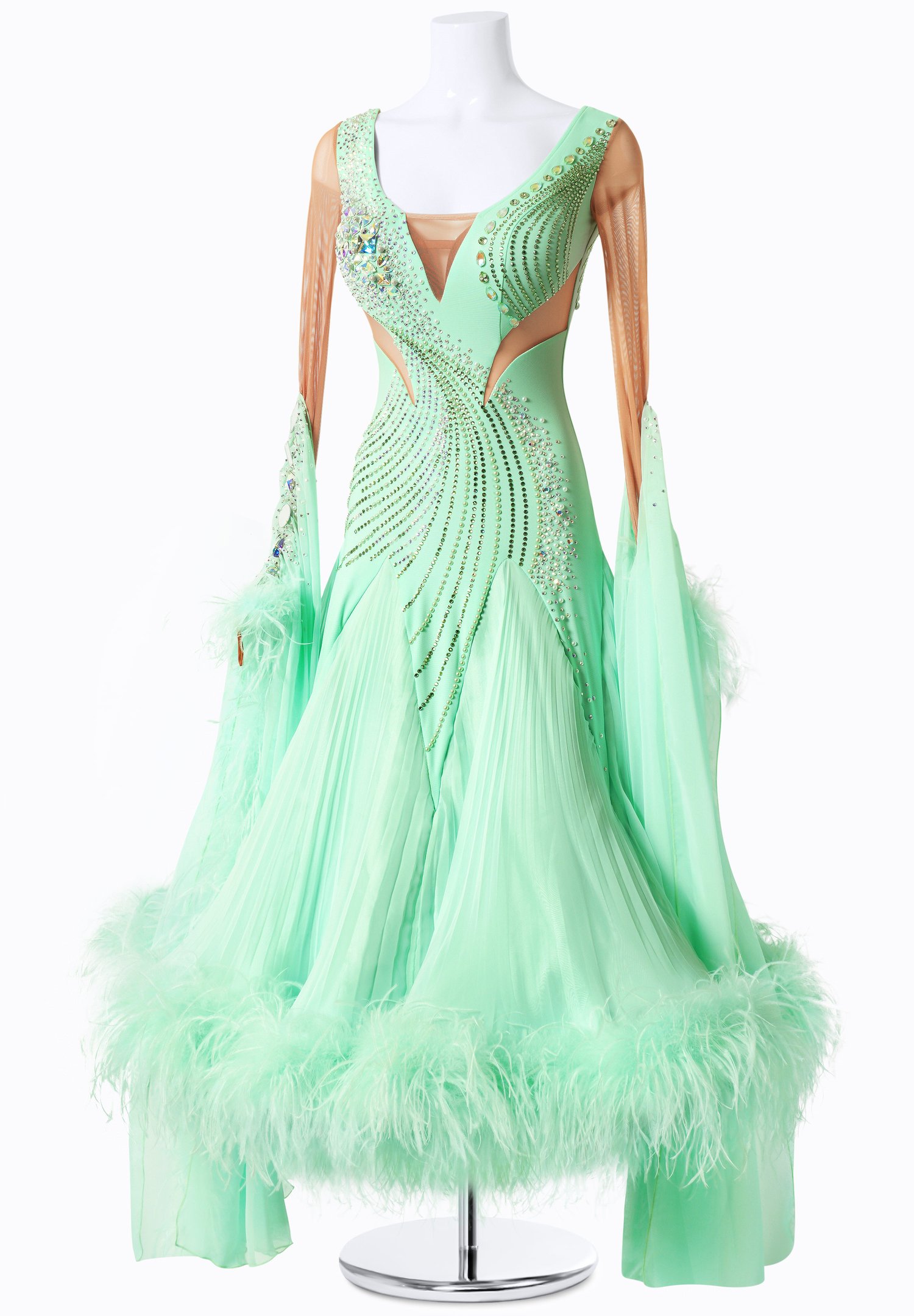sachin and babi light blue dress Pretty Prom Dress 2021 Fantasy Gown Light Purple Lace Tulle Corset Back Same As Sample / Custom Size main image 0