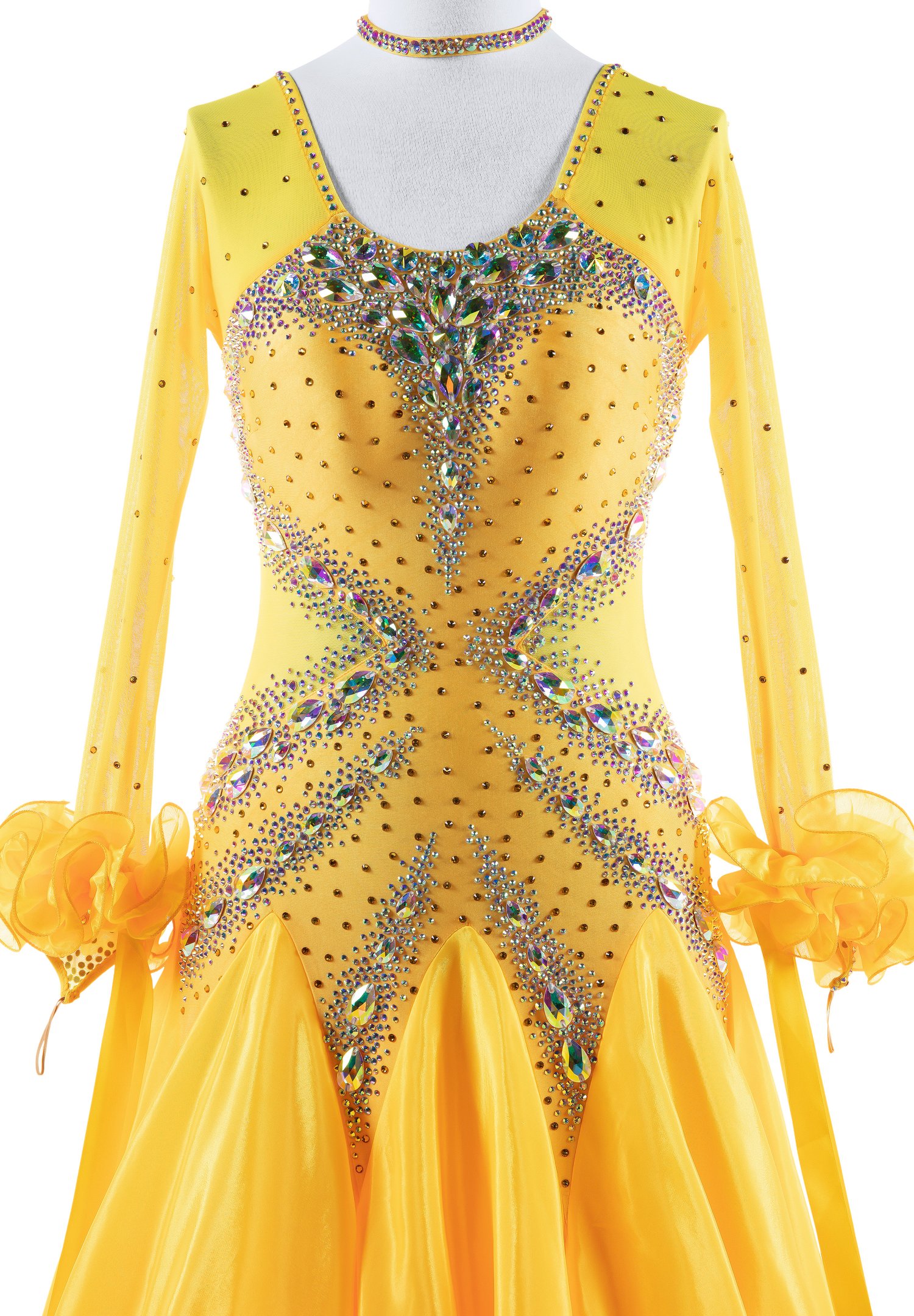 Radiant Silky Ballroom Smooth Dance Costume VN-A5403