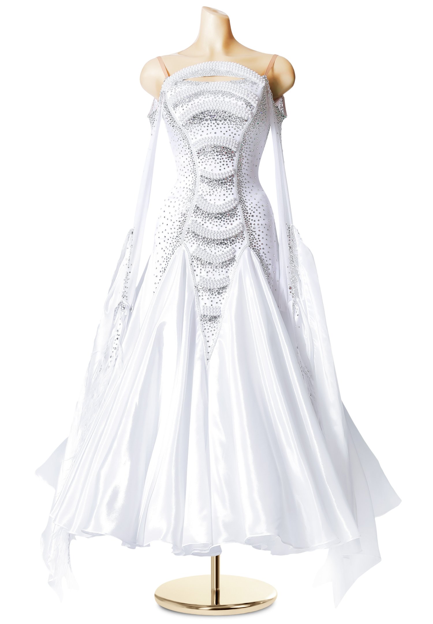 Royal Pearl Ballroom Dance Dress PC-WB19108 | International Ballroom Royal Pearl Ballroom Dance Dress PC-WB19108 | International Ballroom