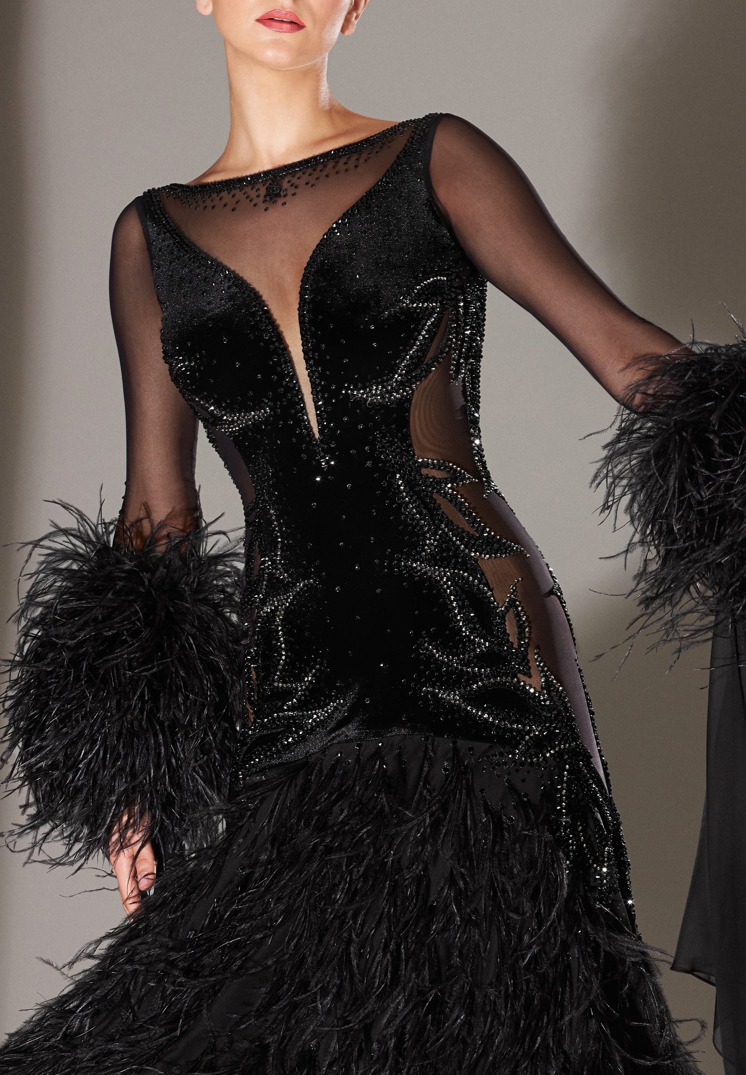Black Swan Ballroom Dress SS-B22002 Black Swan Ballroom Dress SS-B22002