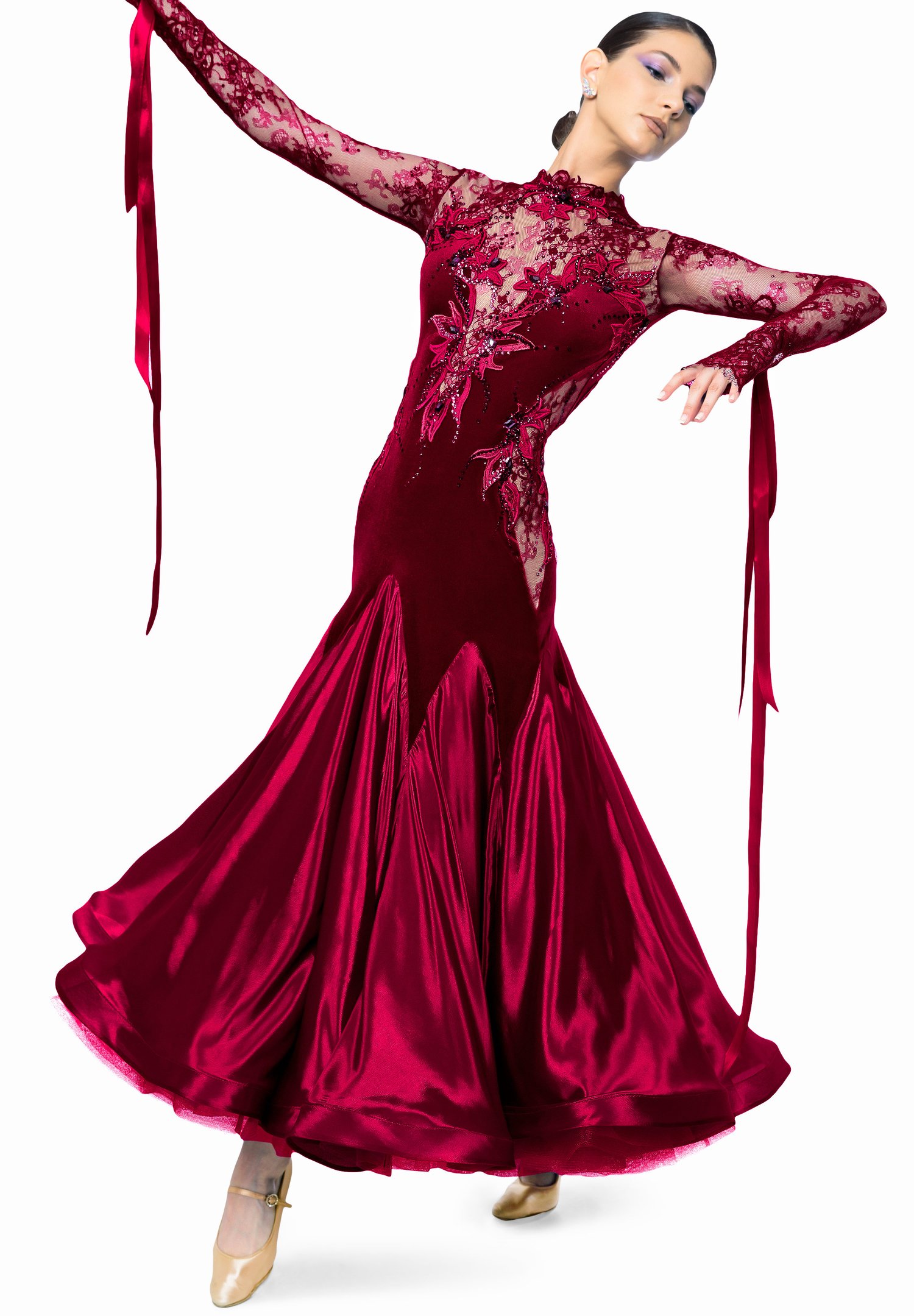 Cheryl Ballroom Gown SS-B20023 | International Ballroom