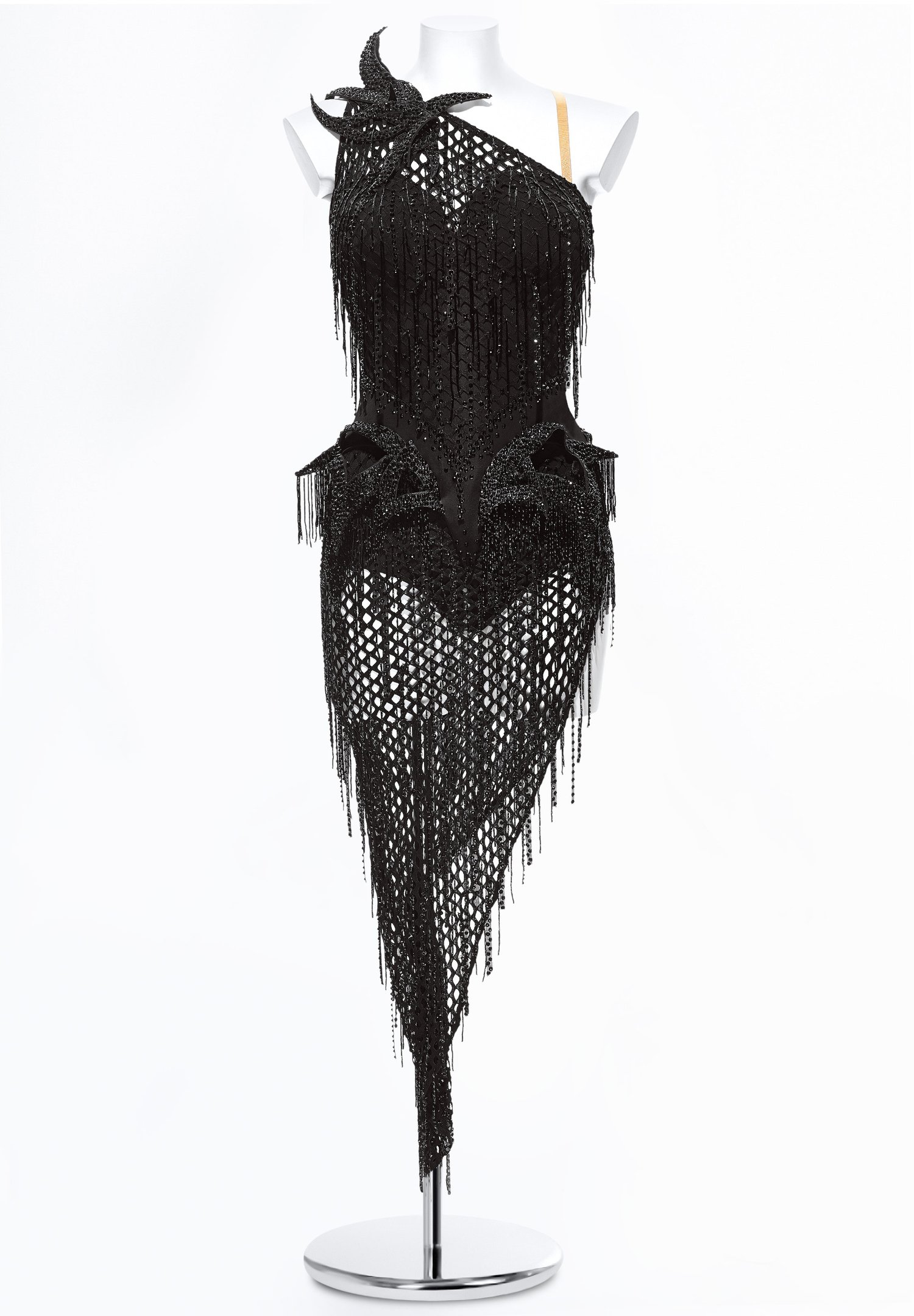 black medusa dress Medusa's Gaze Leg Slit Dress XS — Goth dresses — Punk Rave main image 1
