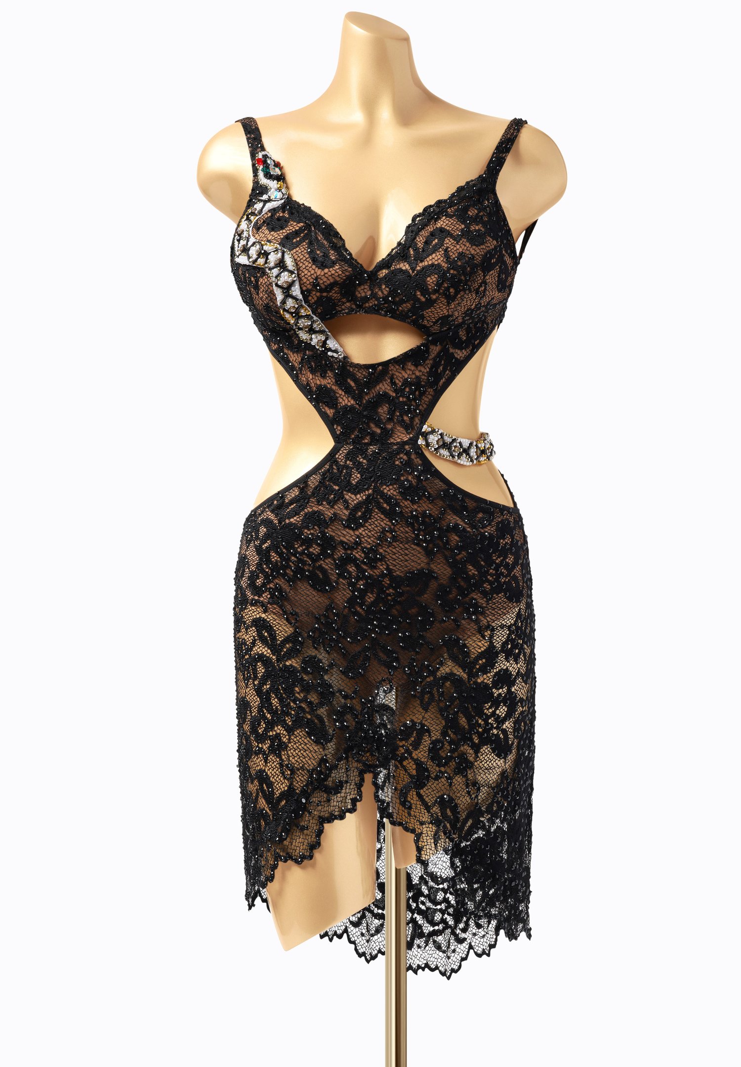 Sensu by Ina Serpent Lace Latin Dress | International Latin
