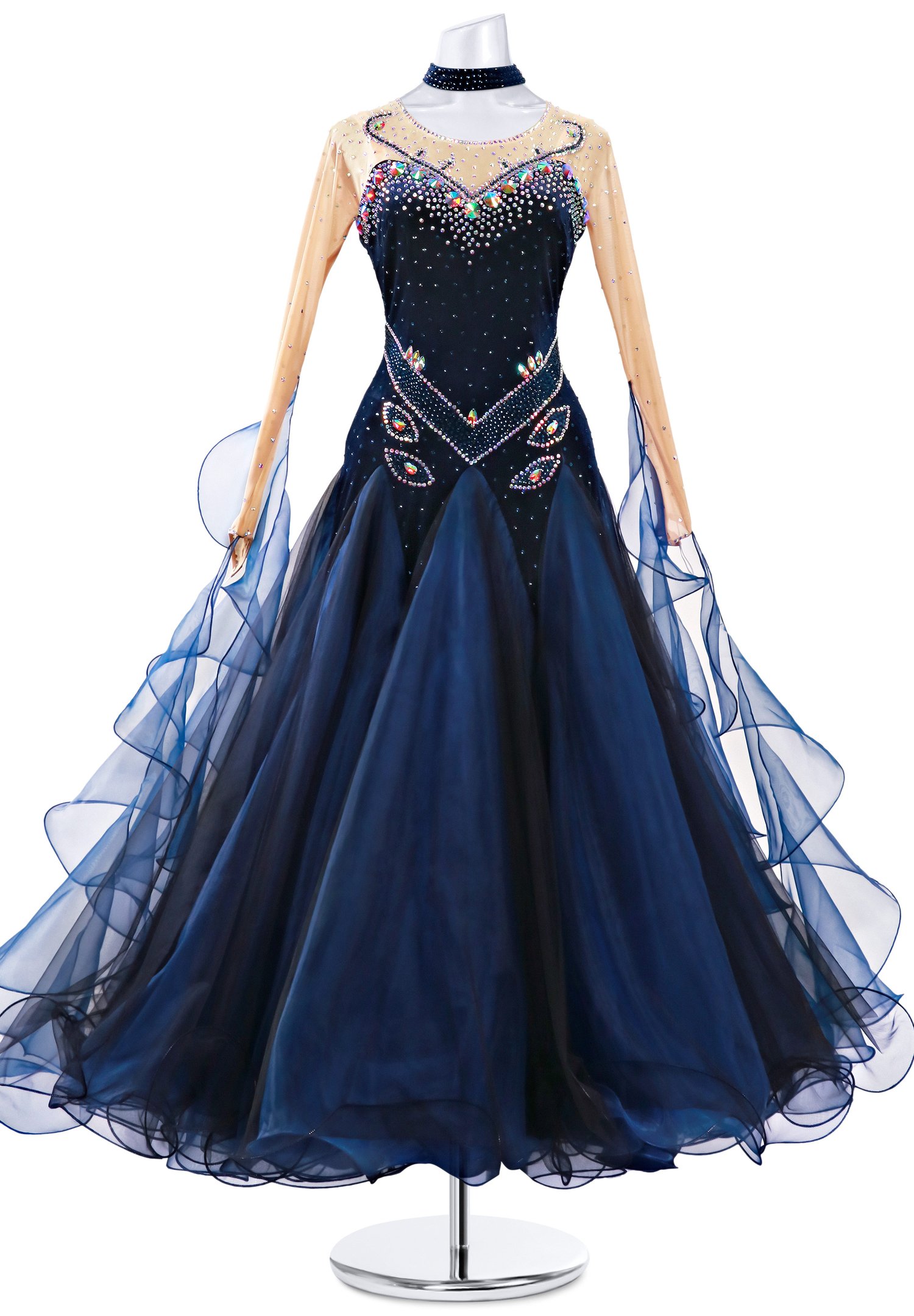 formal dress for ballroom Amazon.com: YXinang Ballroom Dance Dresses for Women Smooth Waltz Party Big Swing Long Sleeve Modern Dance Outfit Competition Dress Black : Clothing, Shoes & Jewelry