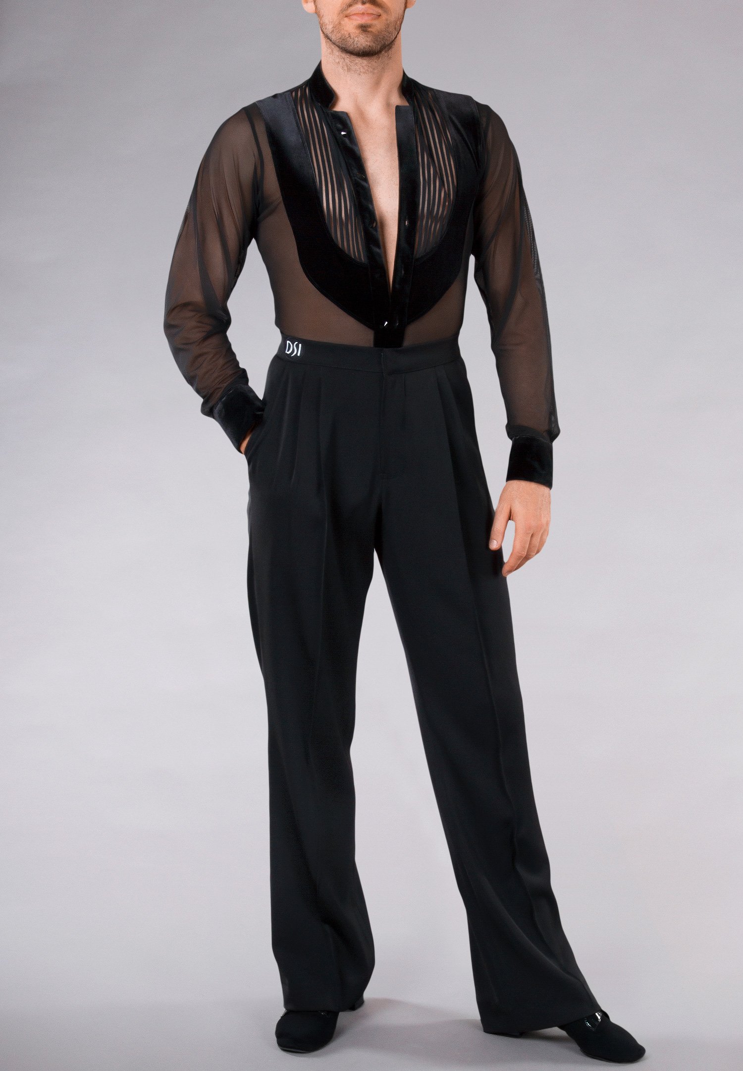 DSI Mens Greyson Latin Dancing Shirt 4040 | Dancewear