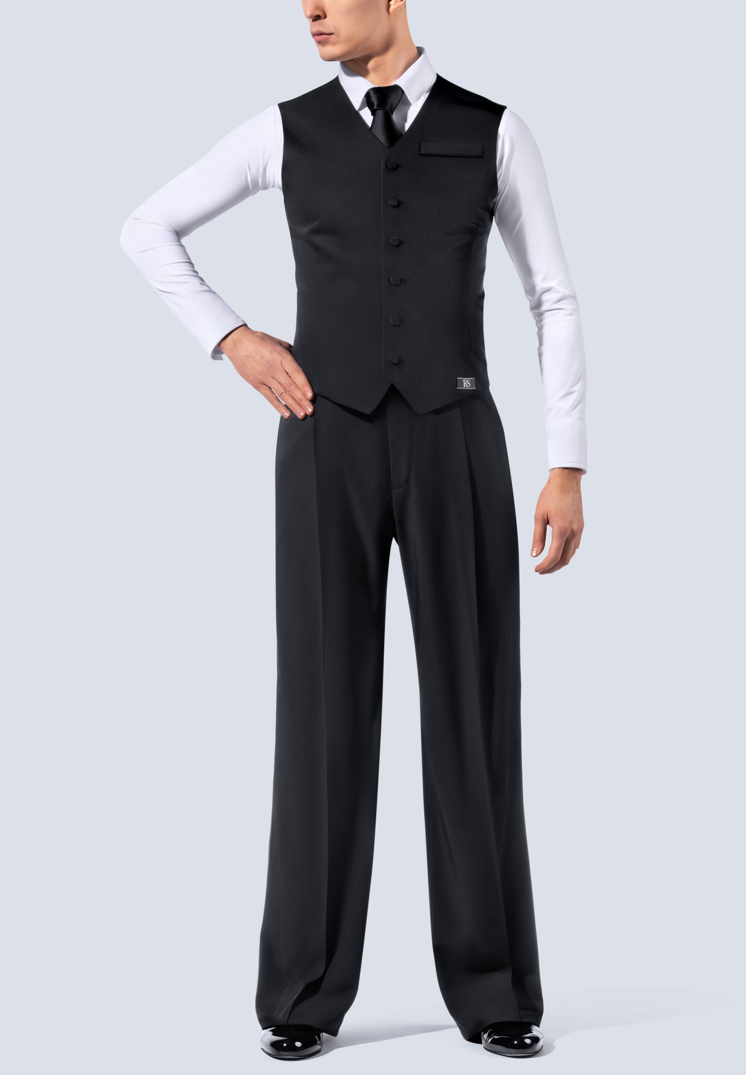 black vest mens dress The Tux Suit In Black | Size: 2XL Merino Wool RS Atelier Mens Walter Classic
