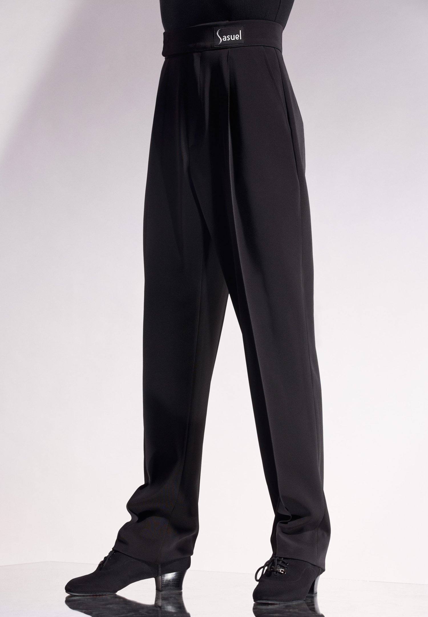 Sasuel Mens Slim Fit Latin Trousers | Dancewear