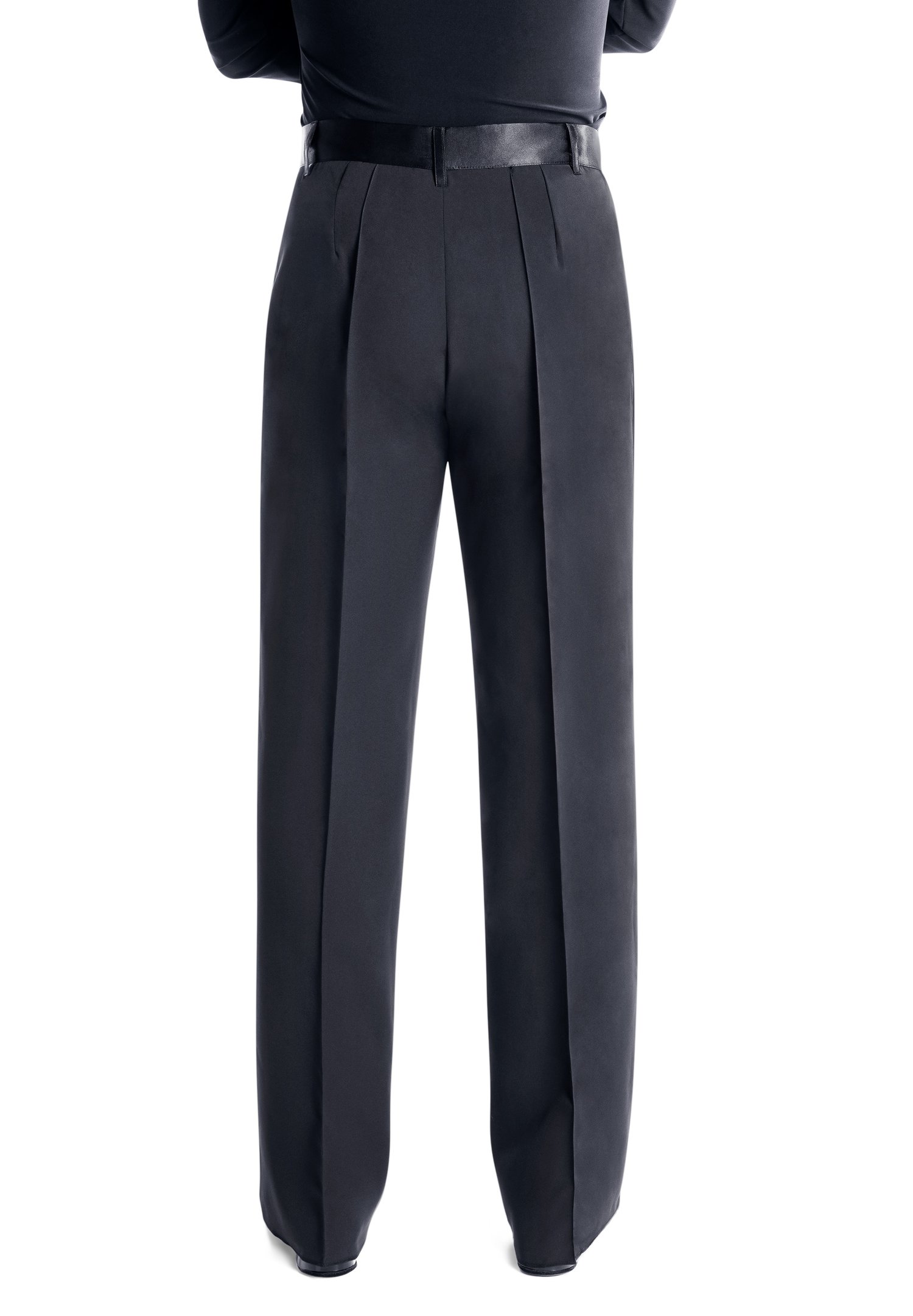 walmart black dress pants mens Norma Kamali Long Sleeve Turtleneck Pickleball Dress main image 1