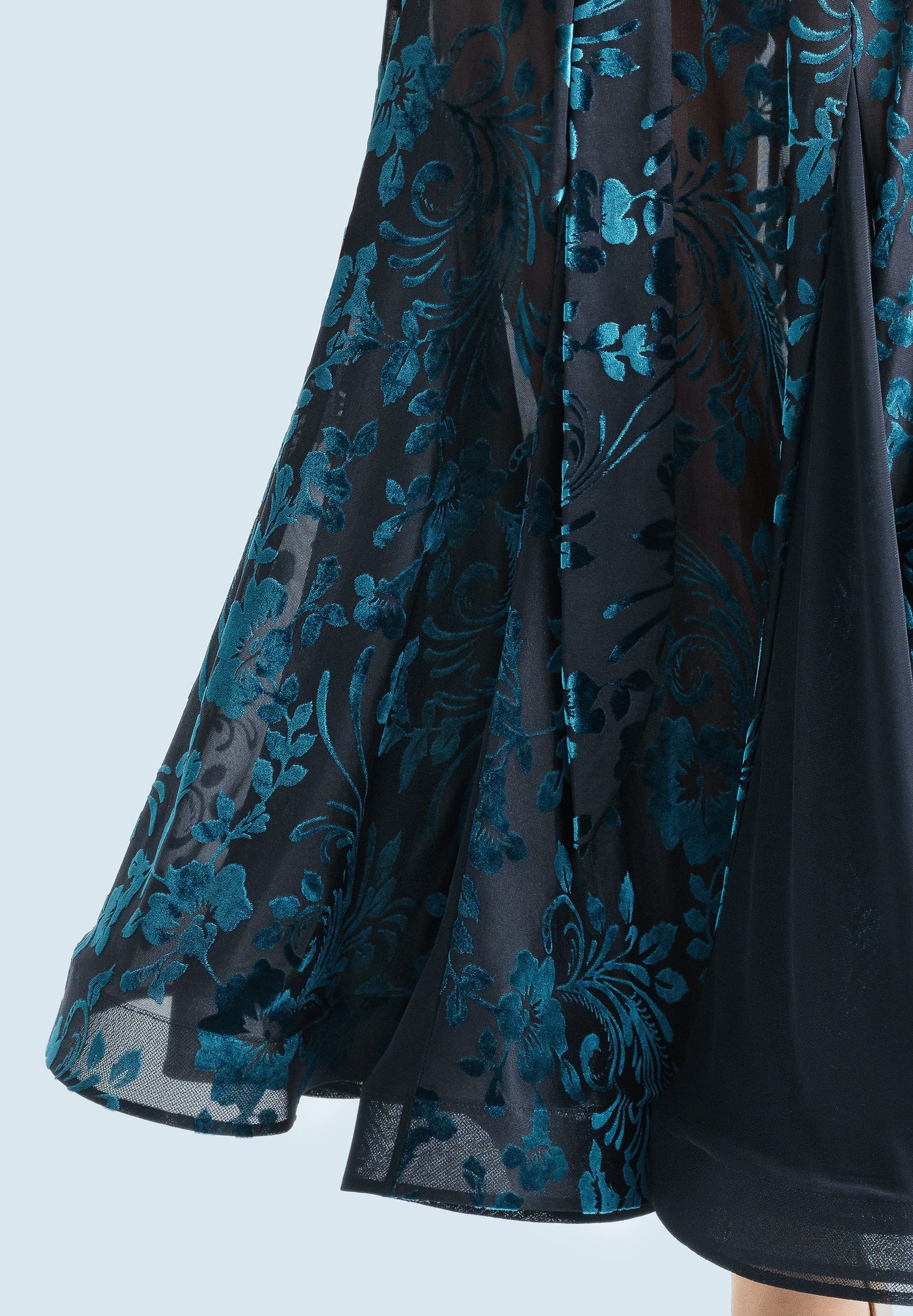 green emerald velvet dress Maya Mini Slip Dress main image 1