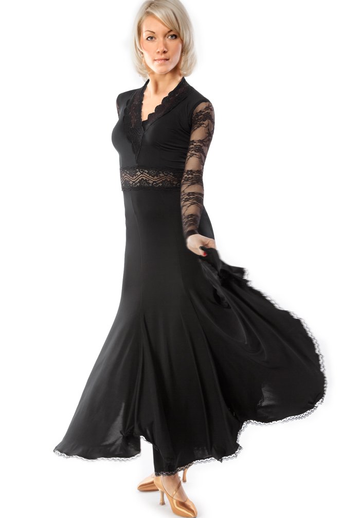 blue dress for baby girl Black Lace Prom Dress High Low, Graduation School Party Dress, Winter –  DressesTailor