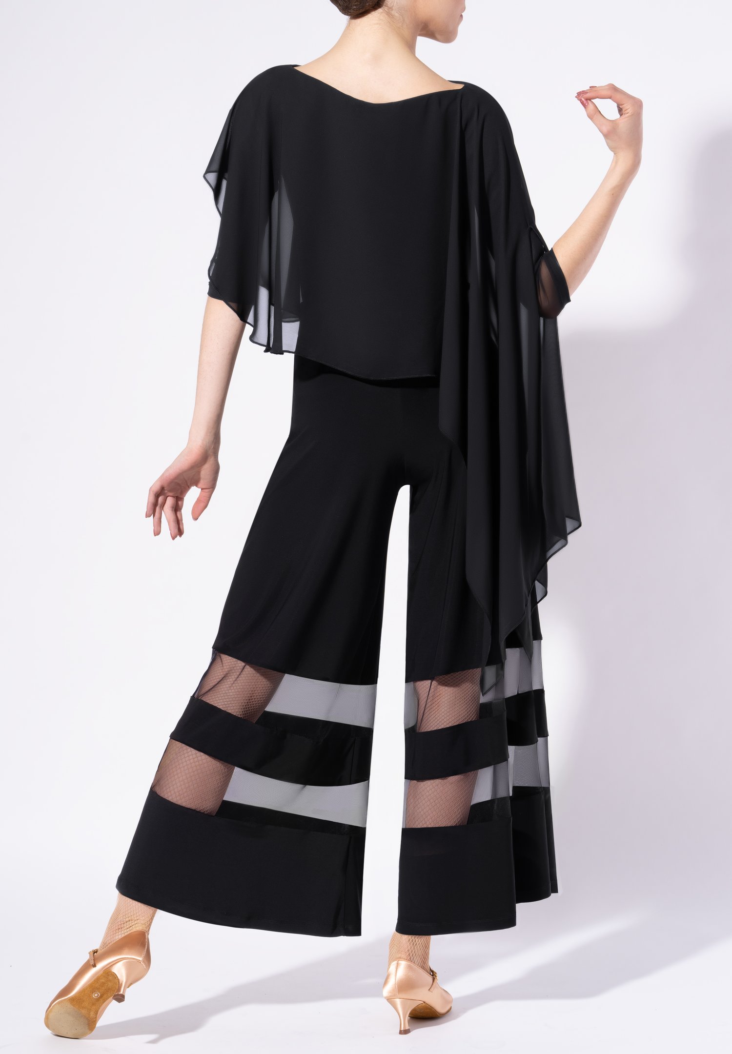 chinese dress ladies Palazzo Dress Pant | Black | Sustainable Fashion Brand