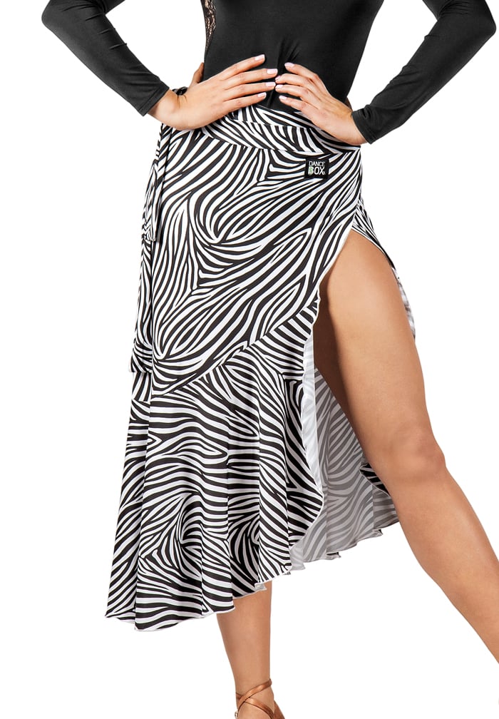 Dance Box Ida Latin Wrap Skirt P14120045 | Skirts
