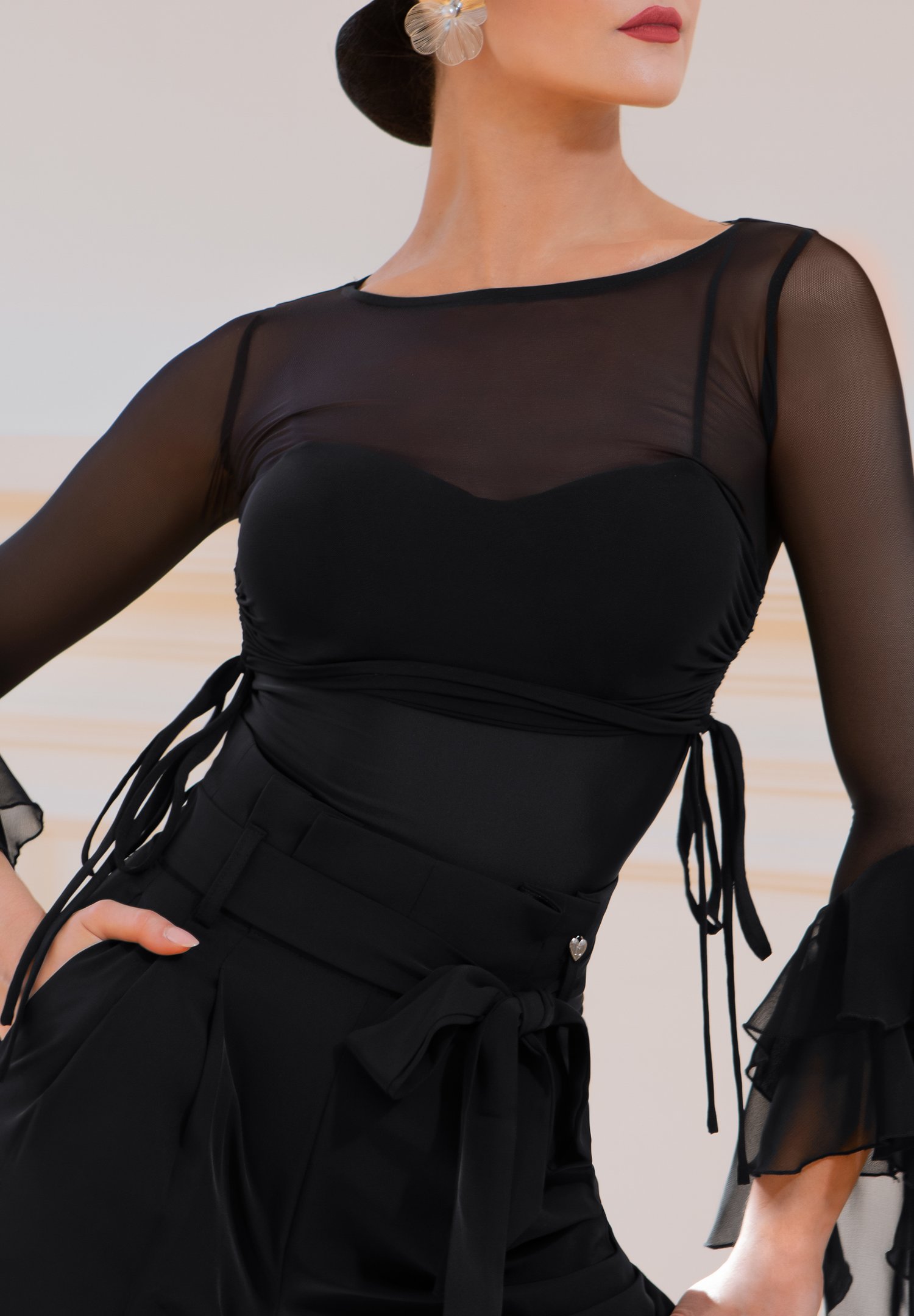 long sleeve gold dresses for women Berylove Women Grey Blue Mother of the Bride Dress with Long Sleeves A Line V Neck Wedding Guest Dress, Gold / US4