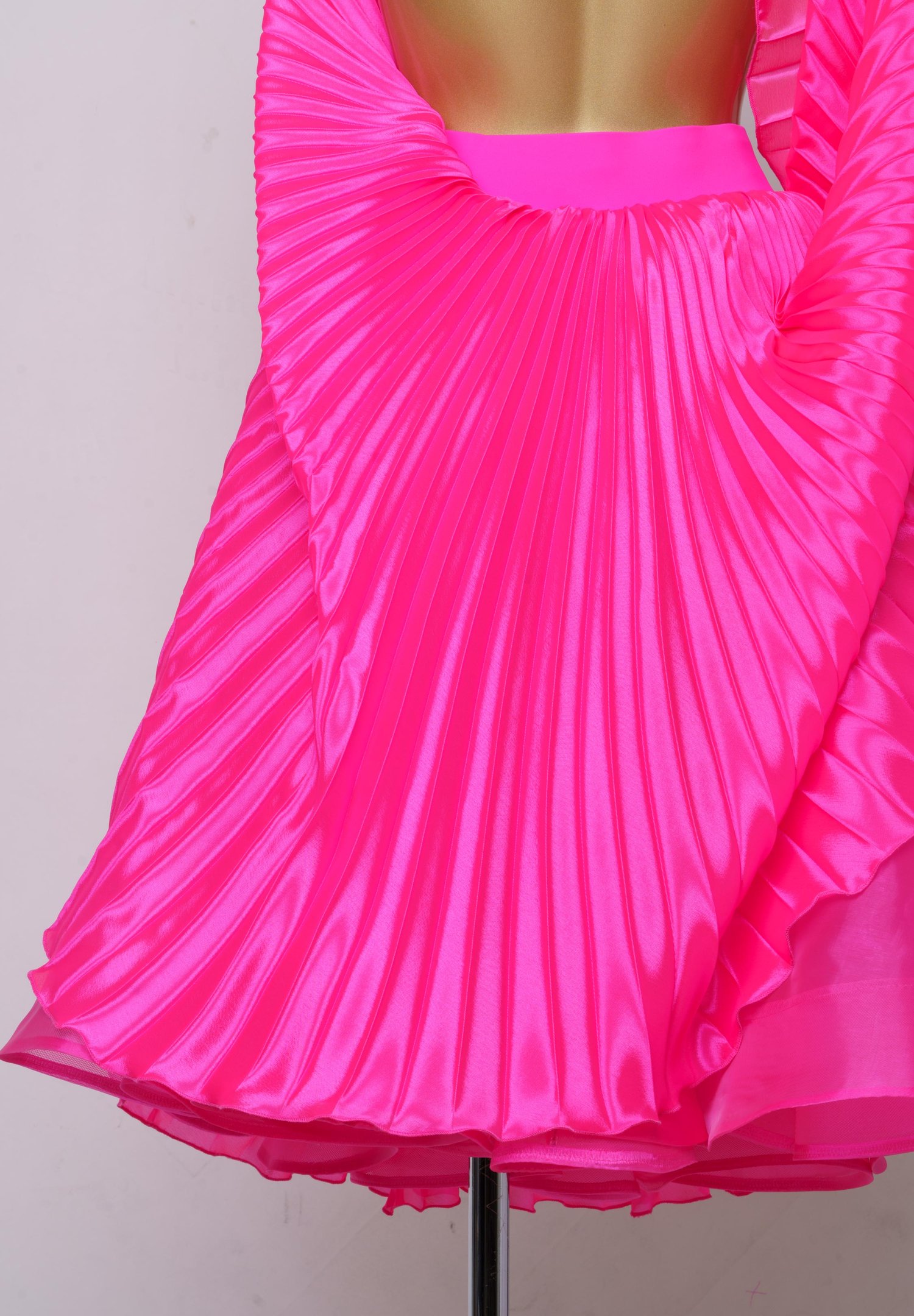 Chrisanne Clover Pleated Satin Chiffon | Danceshopper