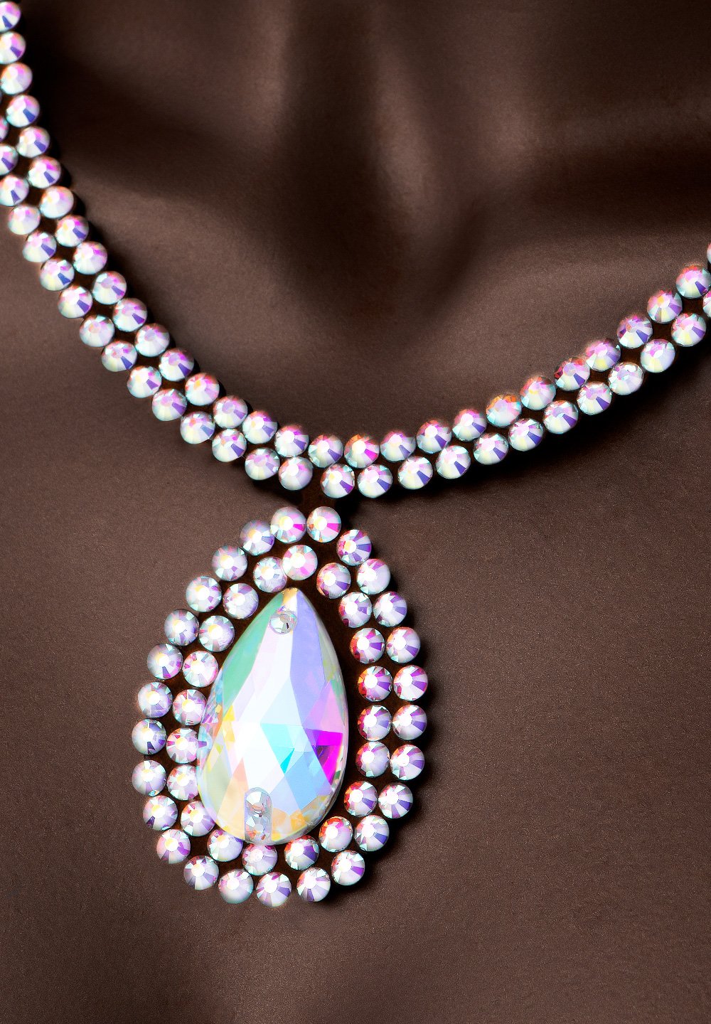 Serena Crystal Necklace NK-902 | Rhinestone Jewelry
