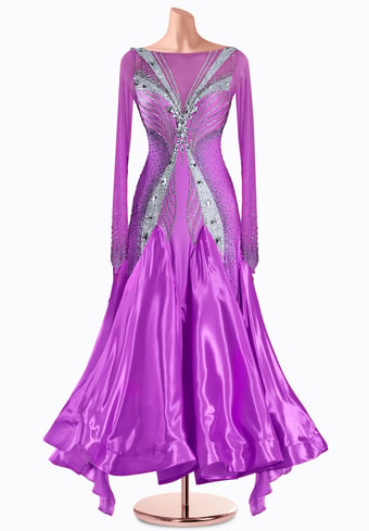 Amethyst Magic Ballroom Gown TID-BM0754 | International Ballroom