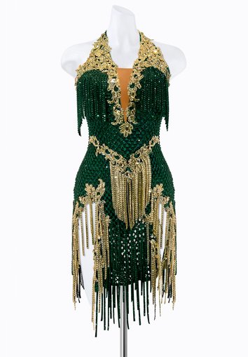 Amazon Mesh Latin Dress PR-L225130 | International Latin