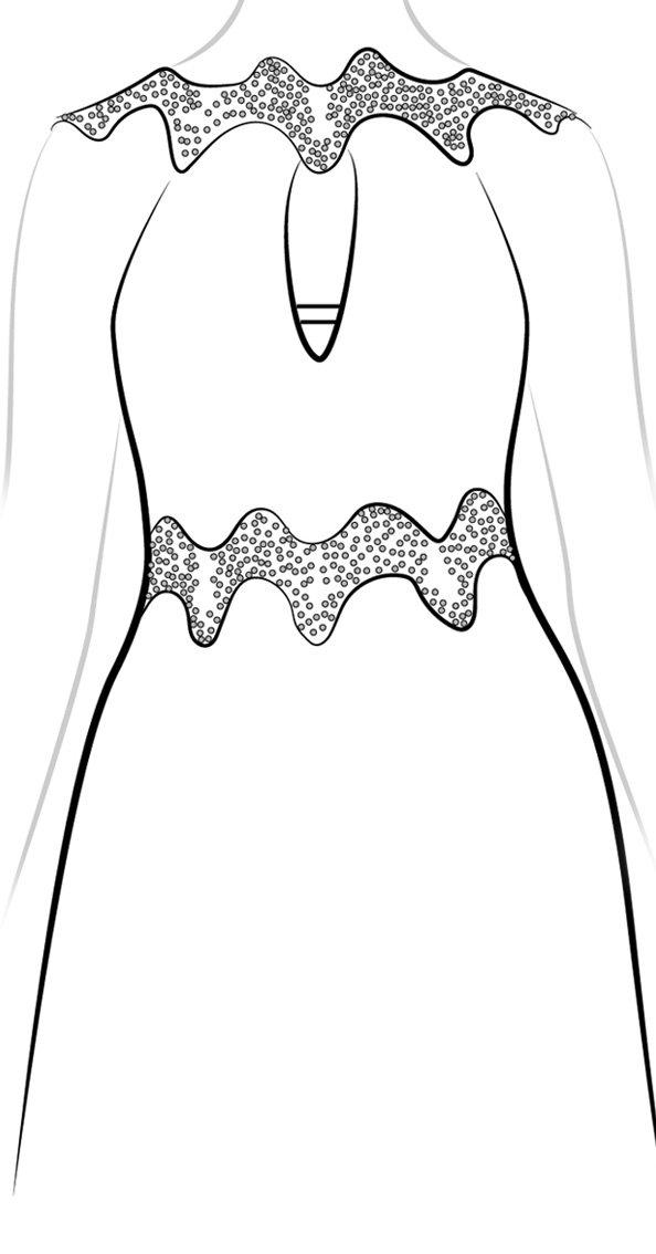 rhythm dress design drawing Stylish dress drawing Images