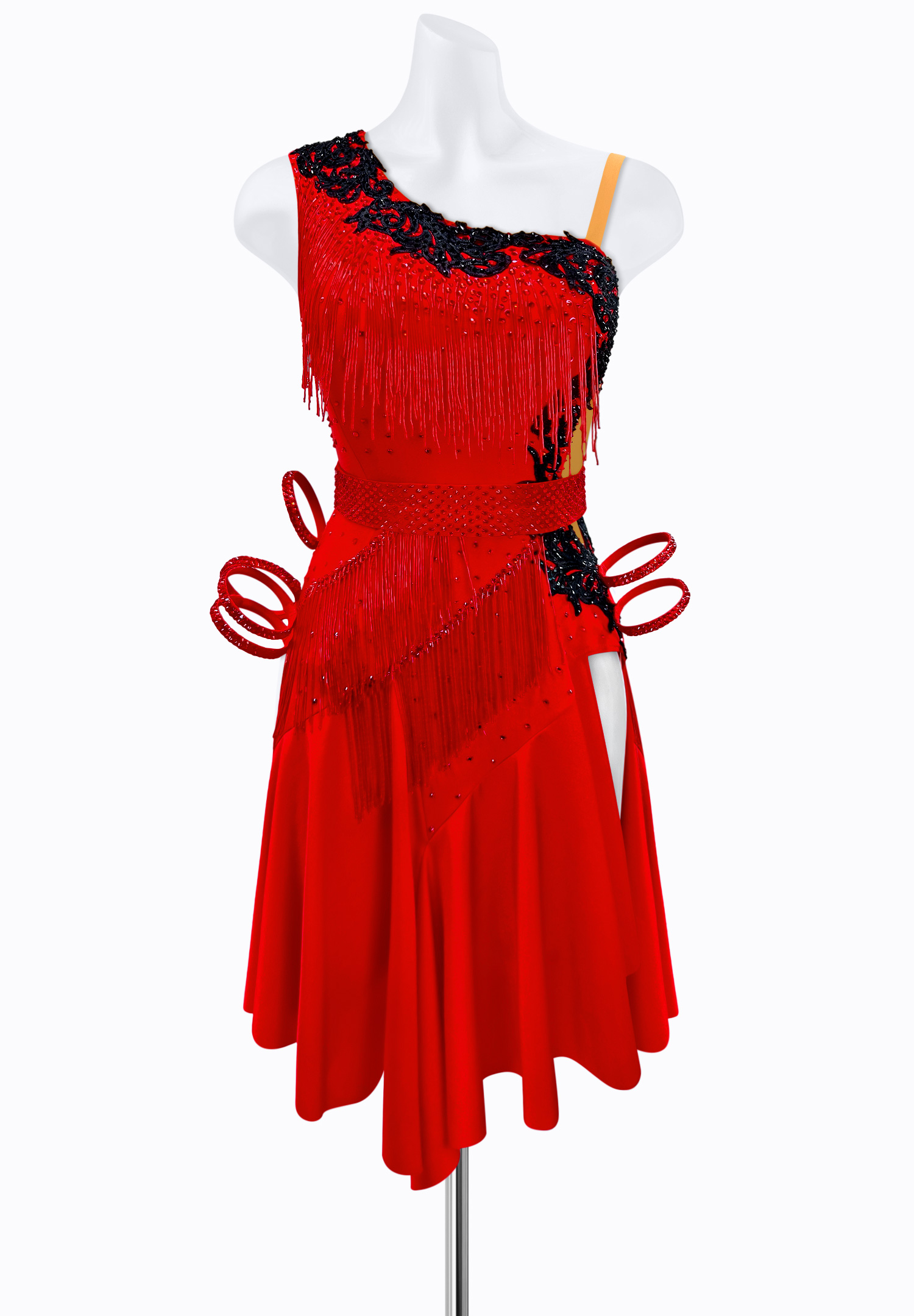 Blazing Applique Latin Dress AM-L3736