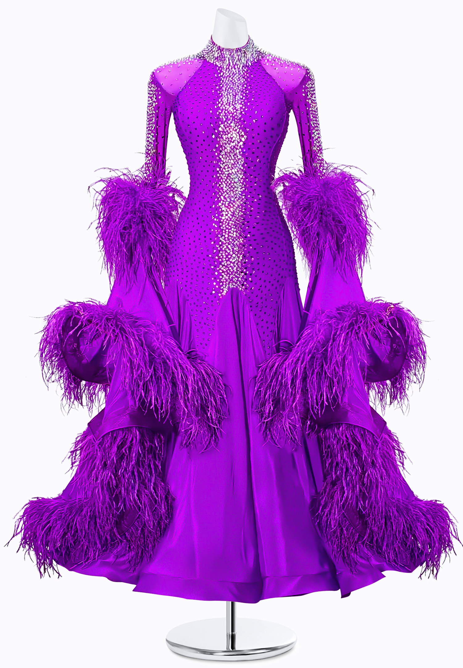 Amethyst Embrace Ballroom Gown JT-B5008