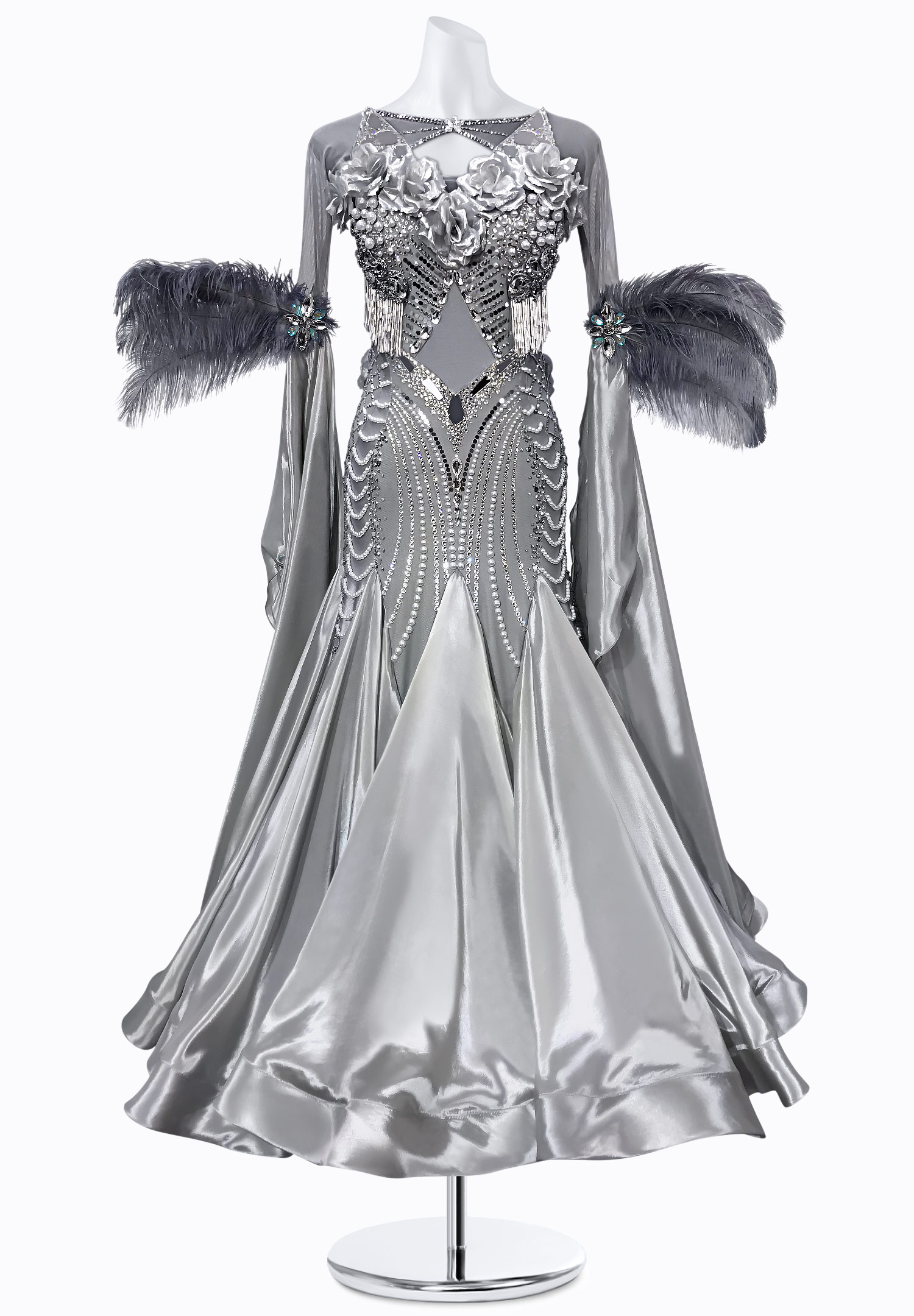 Platinum Whisper Ballroom Gown BS-B250001