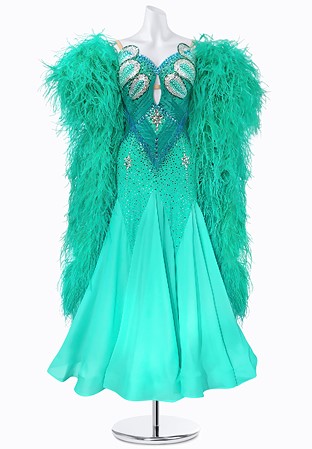 Sirena Plume Ballroom Gown BS-B250002