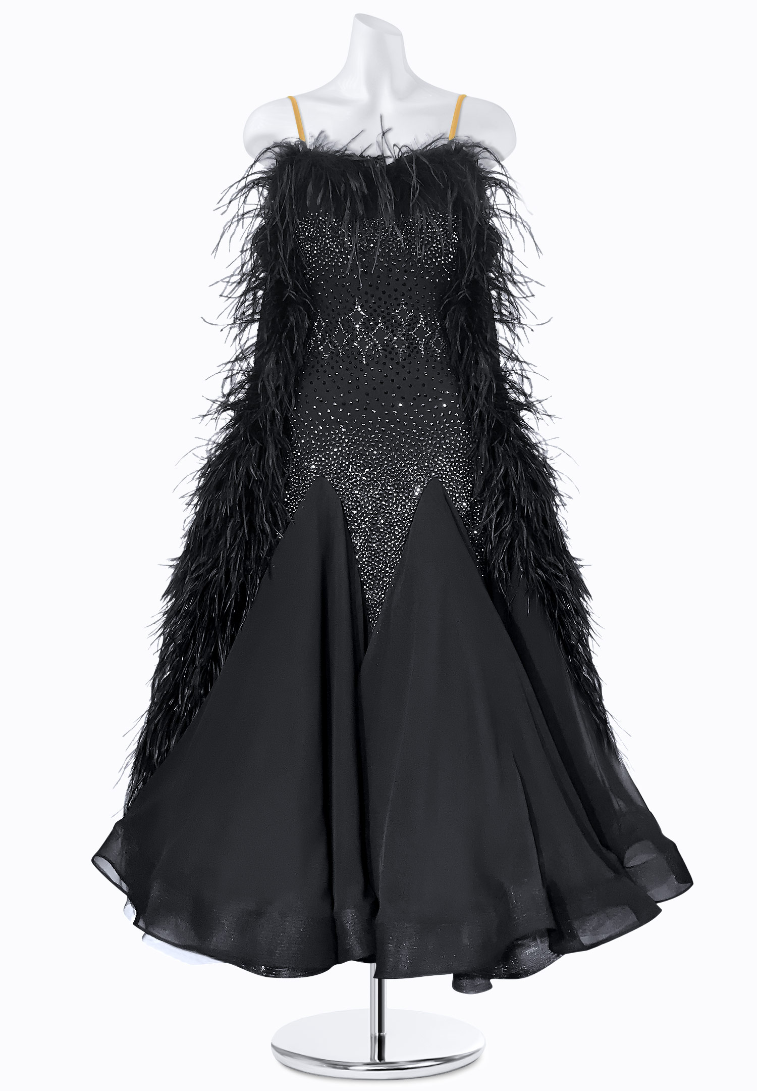 Midnight Drift Ballroom Gown BS-B250039