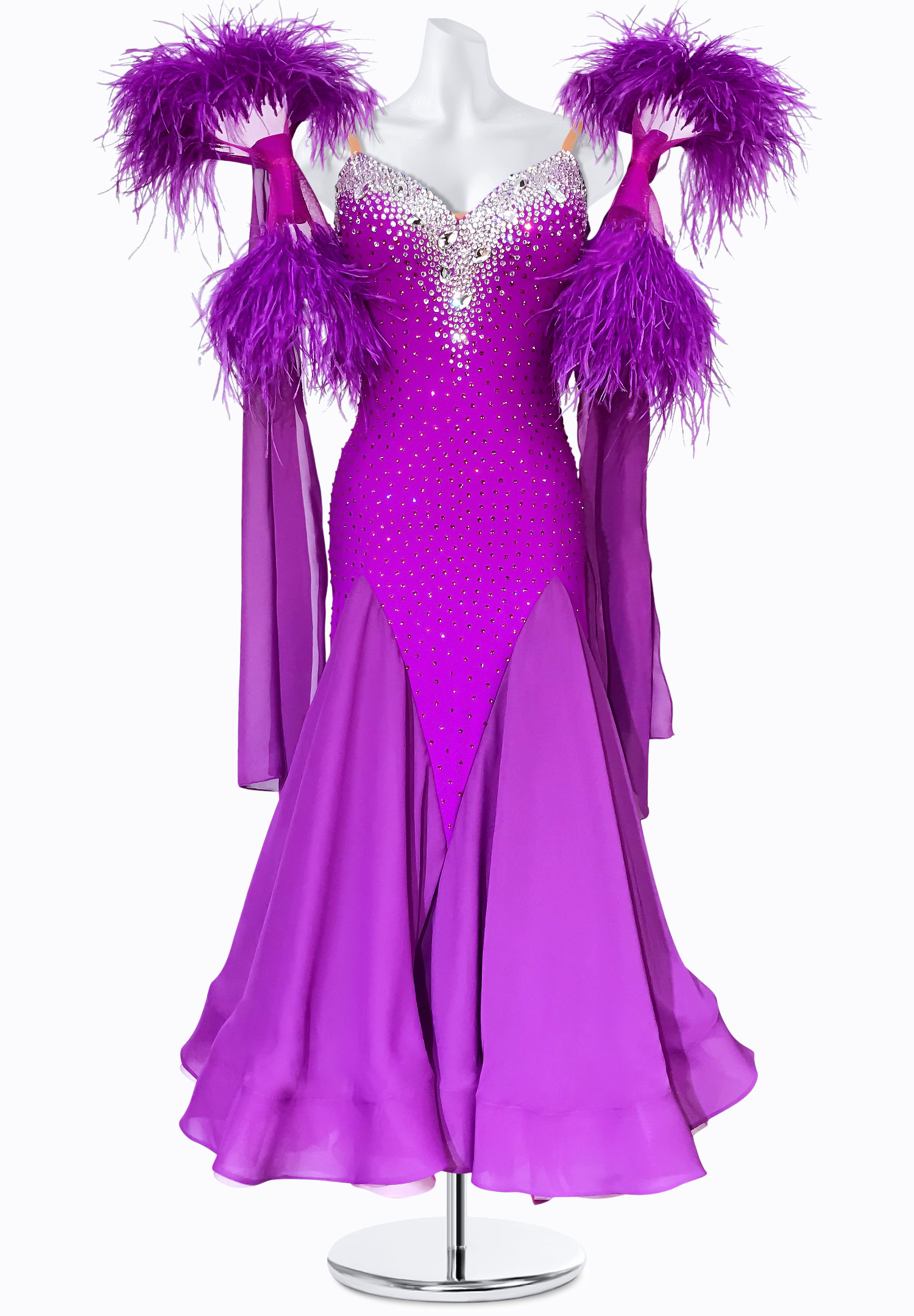 Violet Prism Ballroom Gown BS-B250040