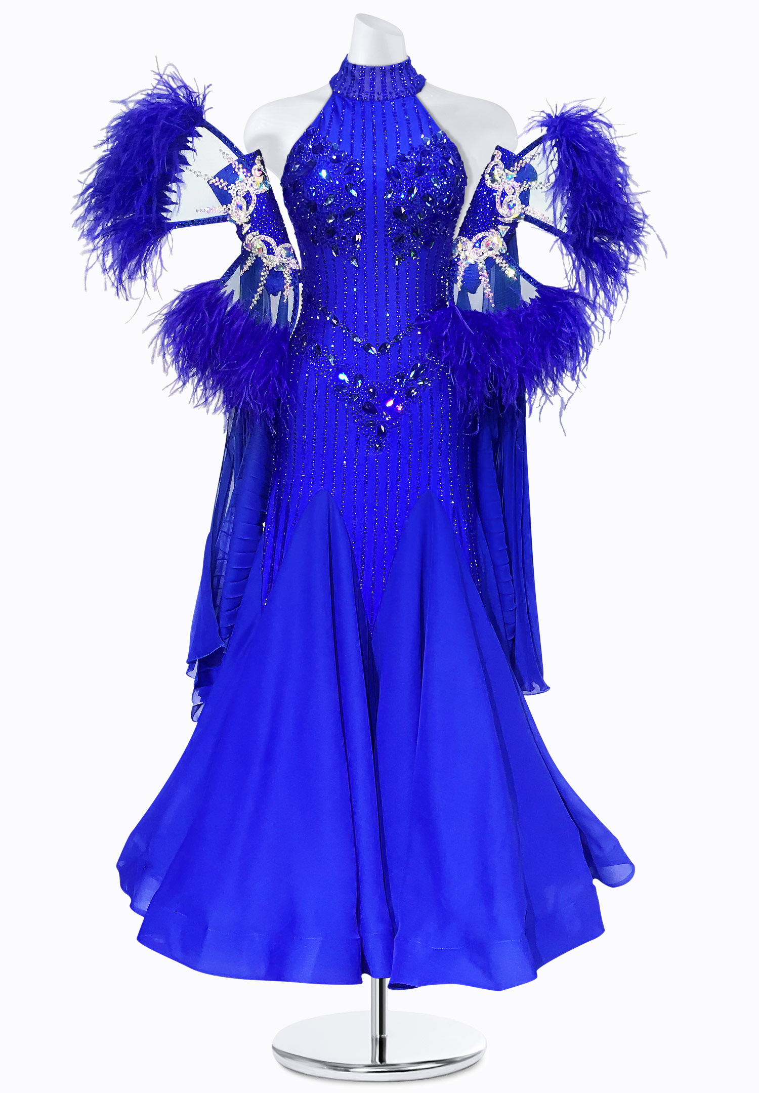 Cobalt Wing Ballroom Gown BS-B250041