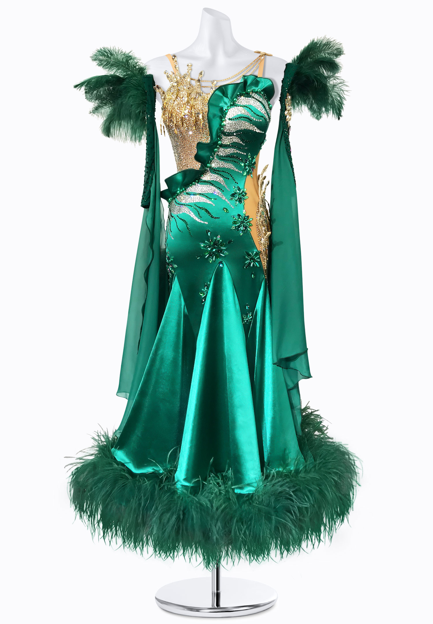 Royal Emerald Ballroom Gown BS-B250065