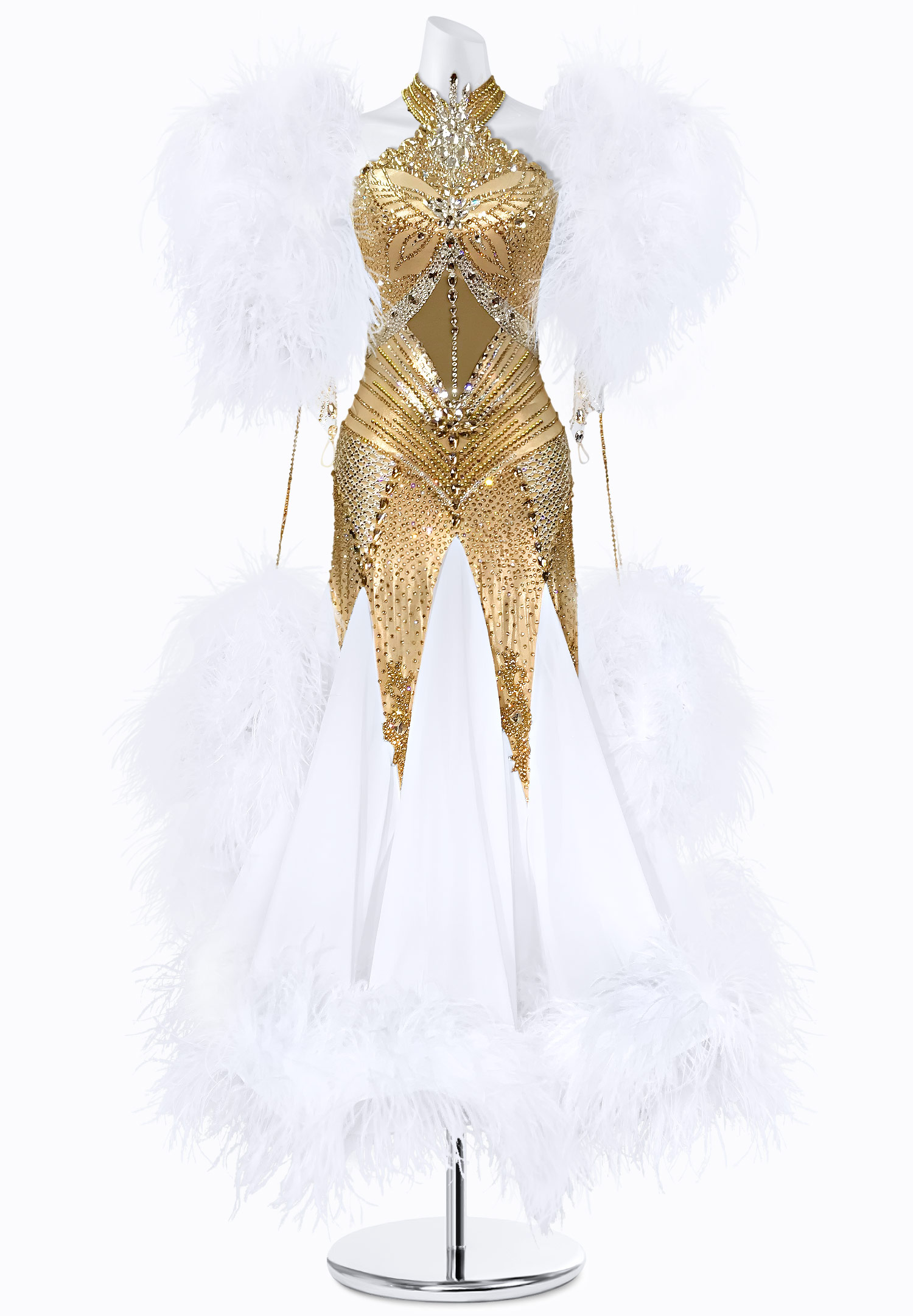 Golden Flight Ballroom Gown BS-B250066