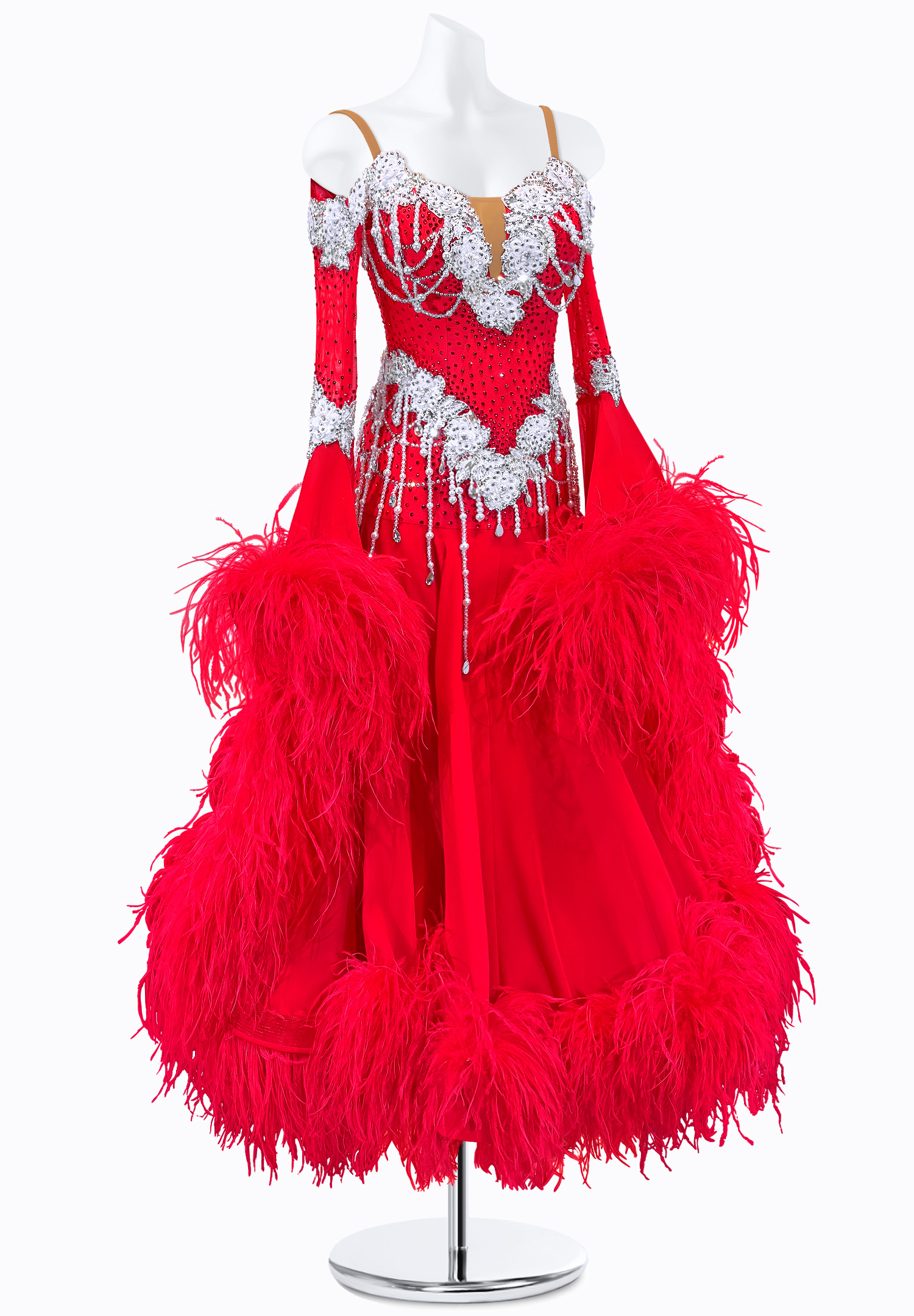 Feather Romance Ballroom Gown PR-B240020A